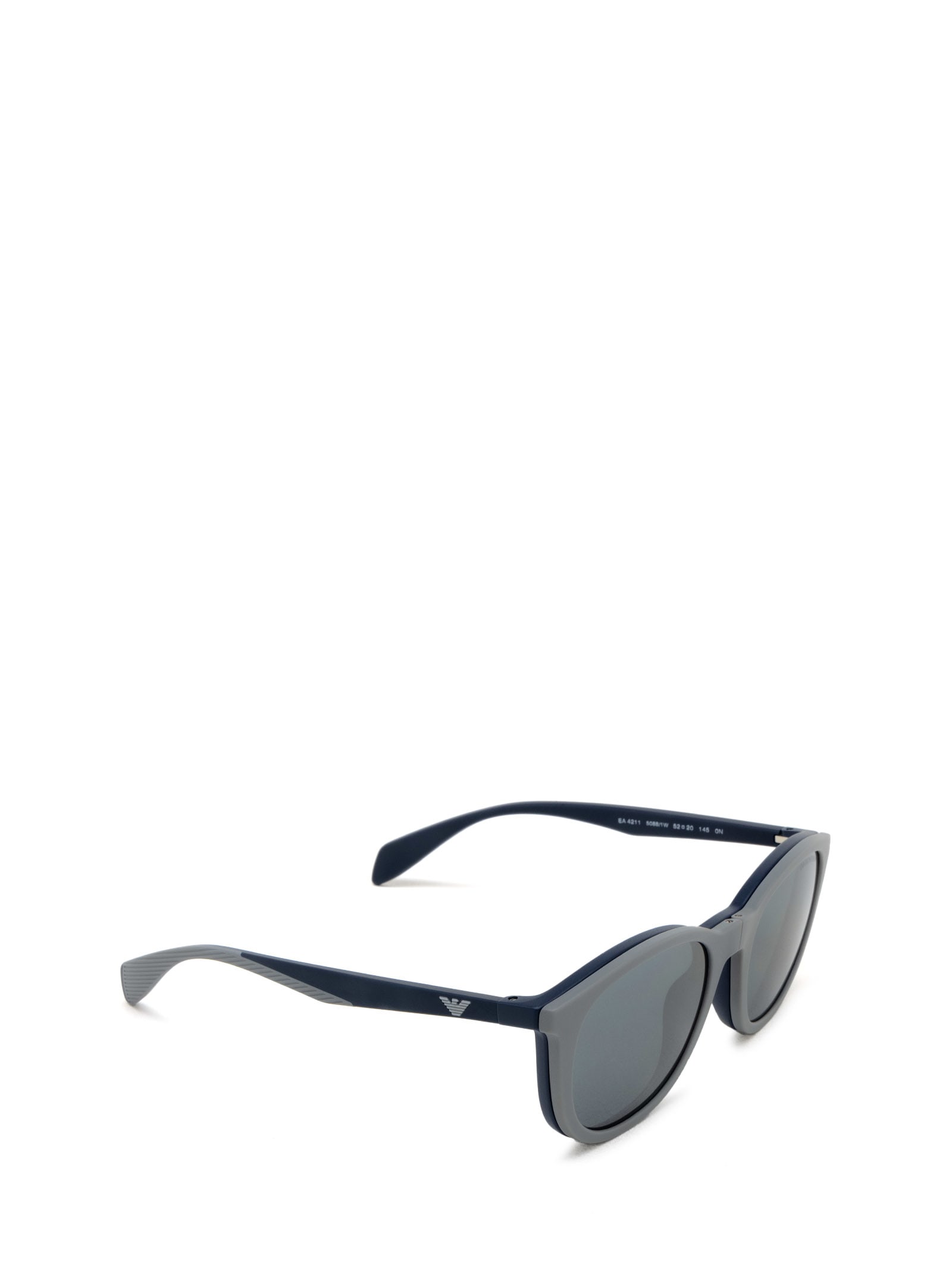 Emporio Armani Ea4211 Matte Blue Sunglasses In 50881w