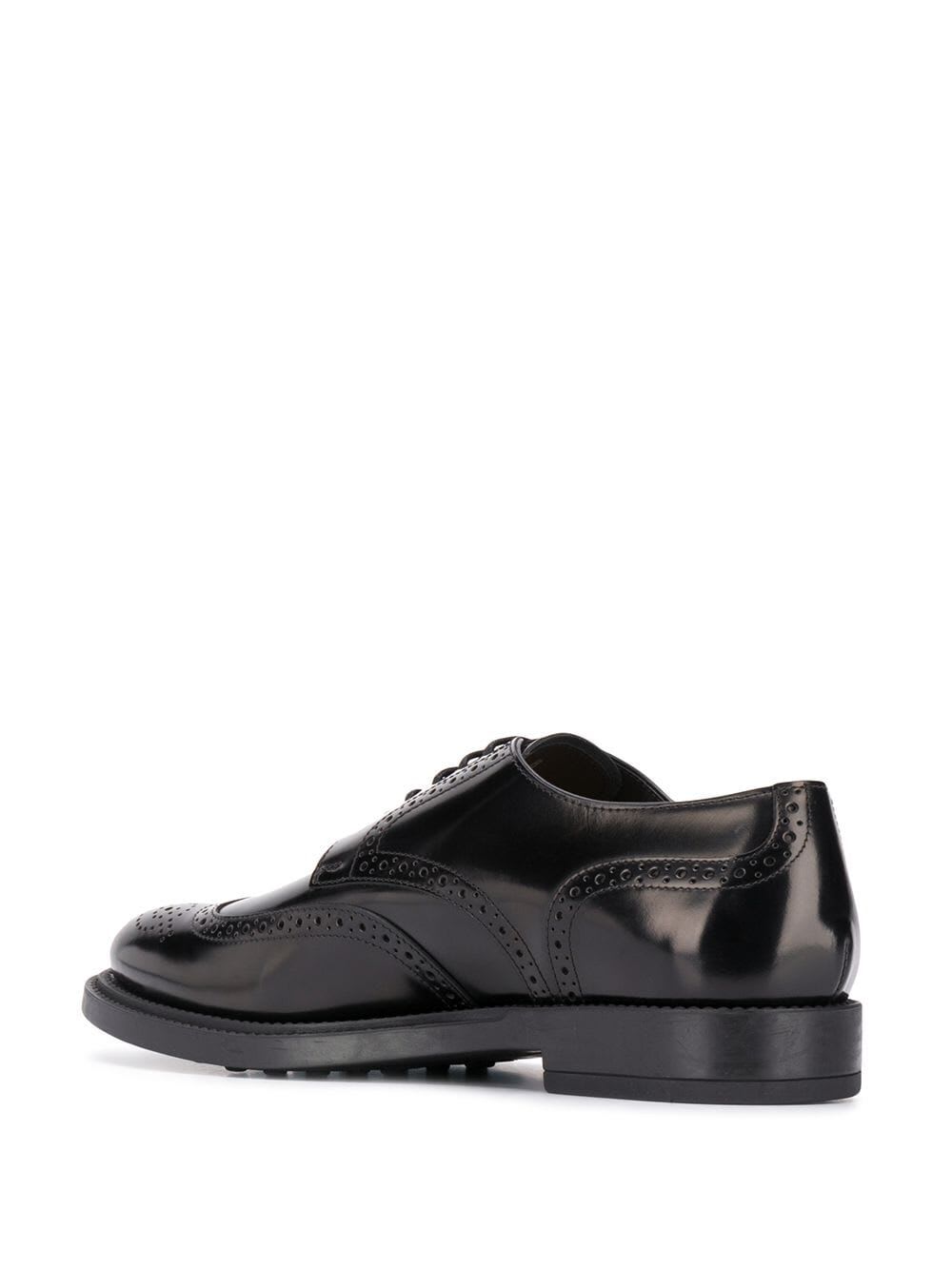 Shop Tod's Derbies In Black