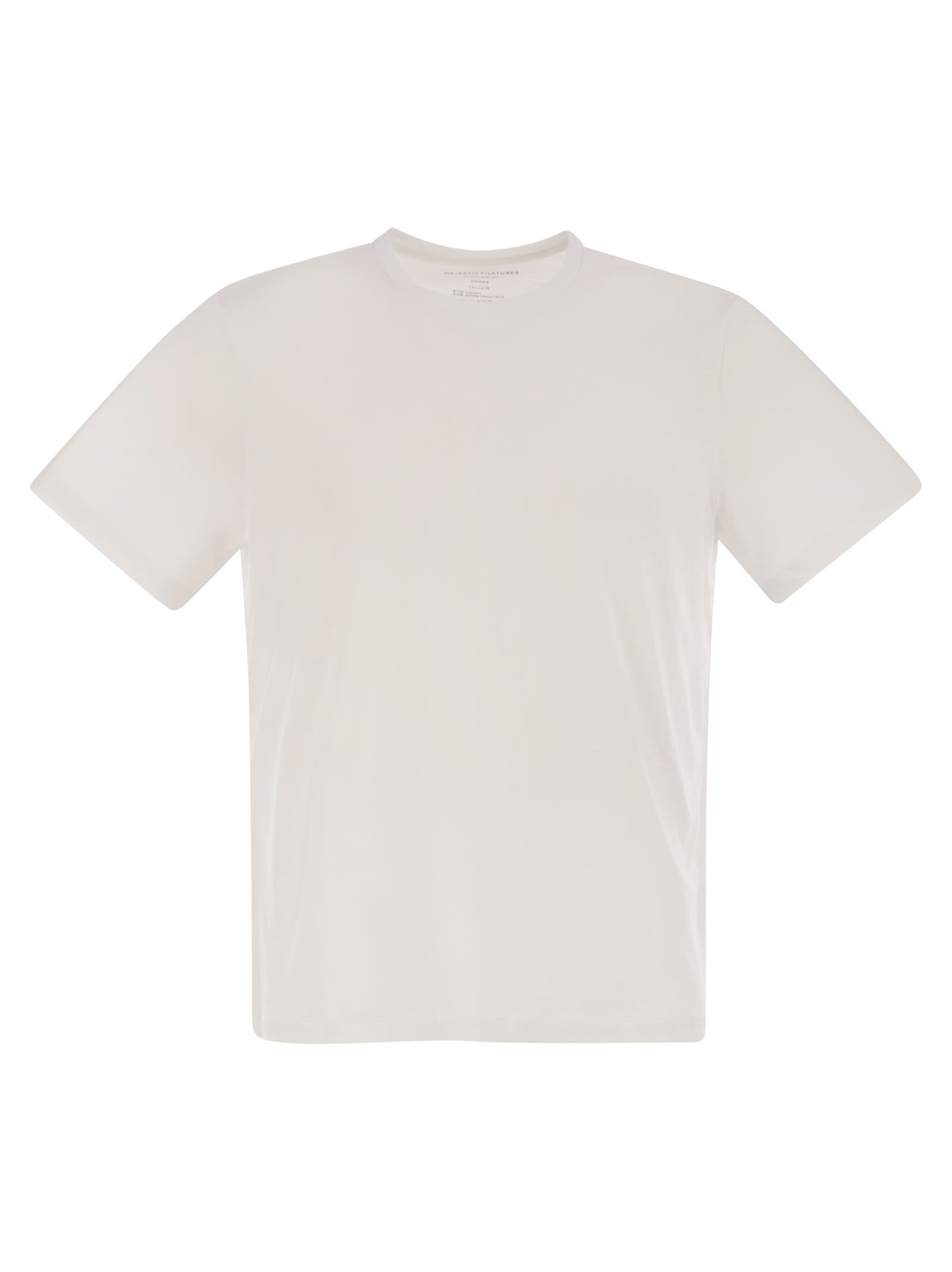 Lyocell Crew-neck T-shirt