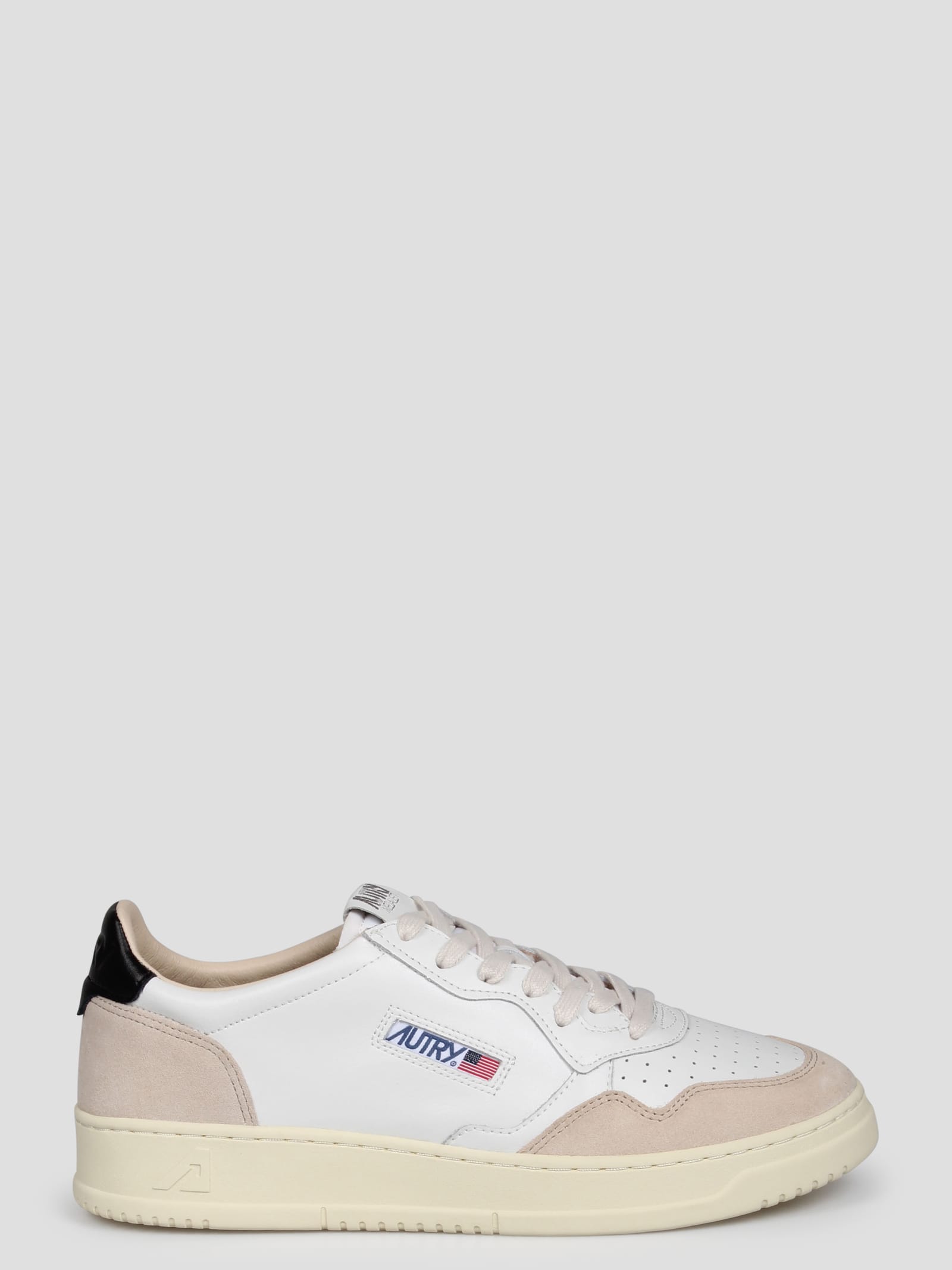 Shop Autry Medalist Low Sneakers In White