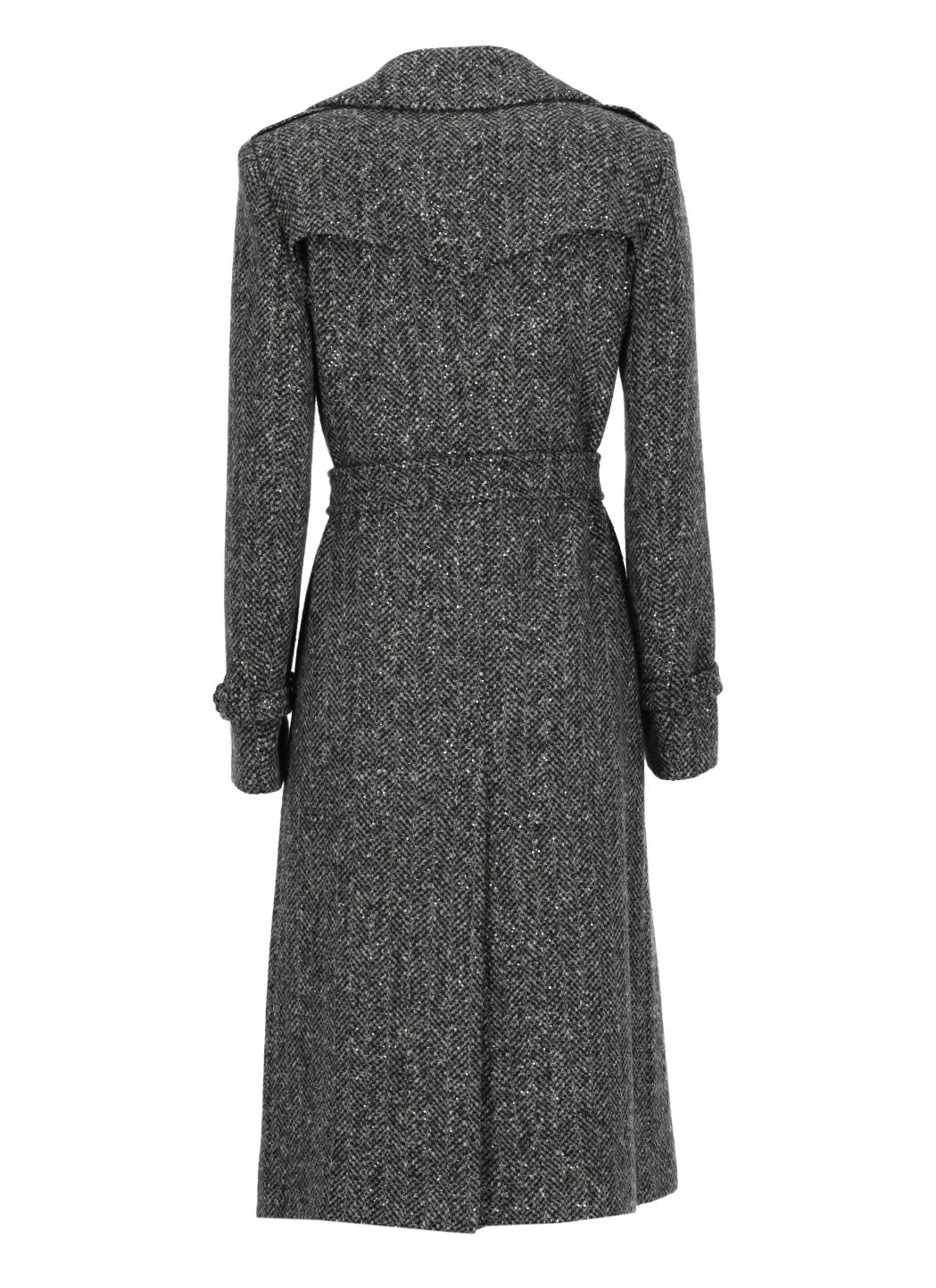 Shop Tagliatore Coat In Grigio