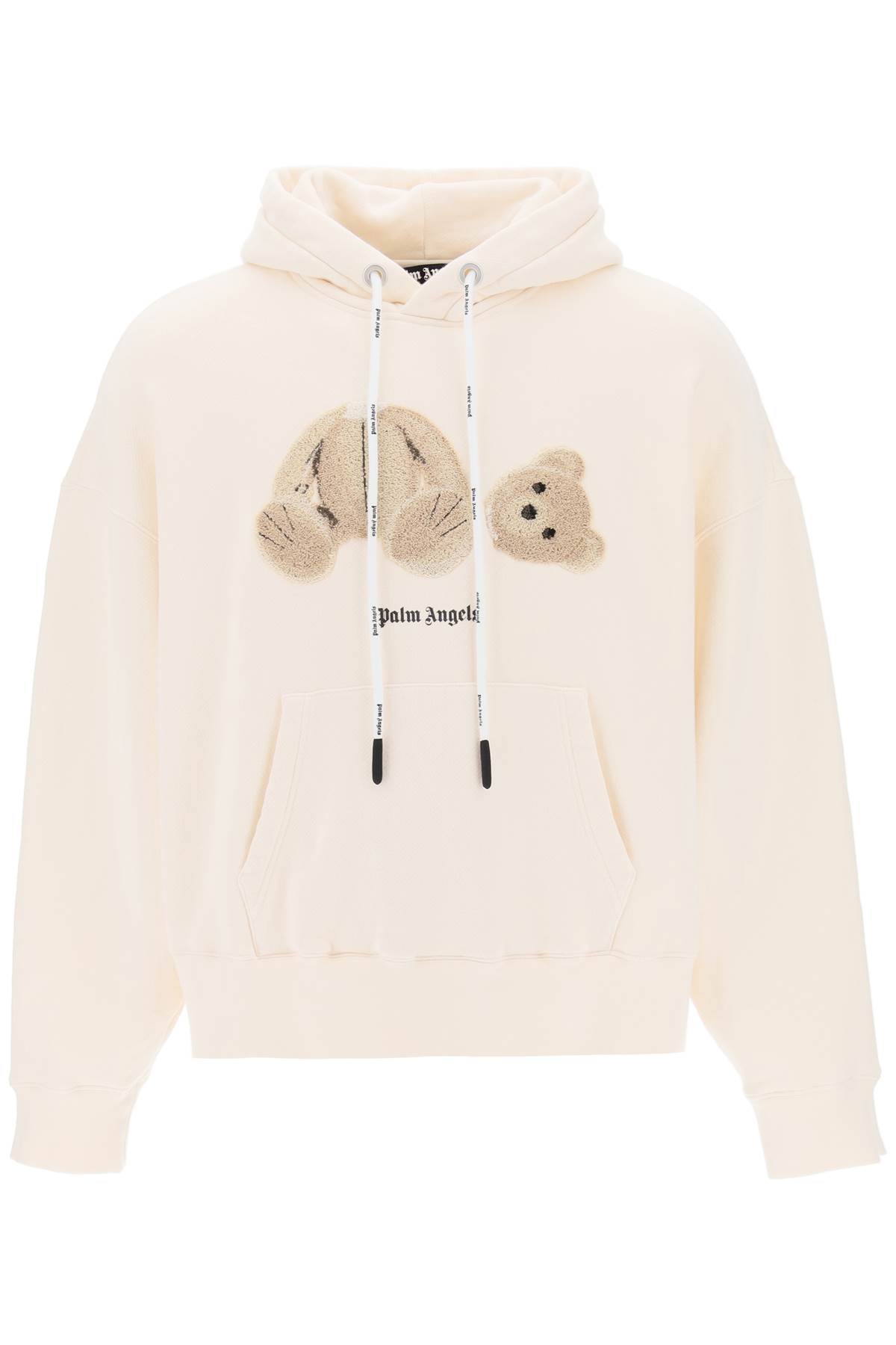 PALM ANGELS HOODIE WITH BEAR MOTIF