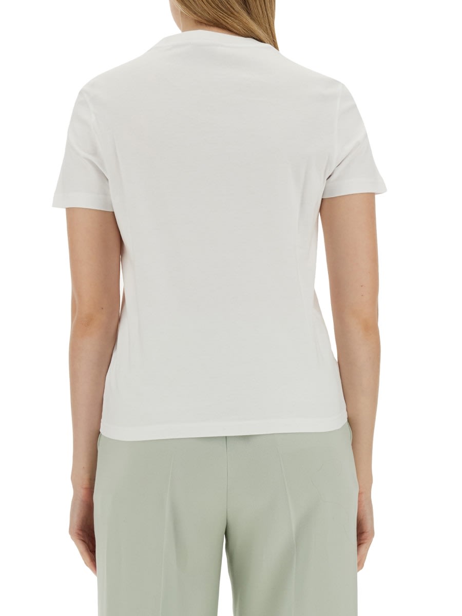 Shop Lanvin T-shirt With Logo In White