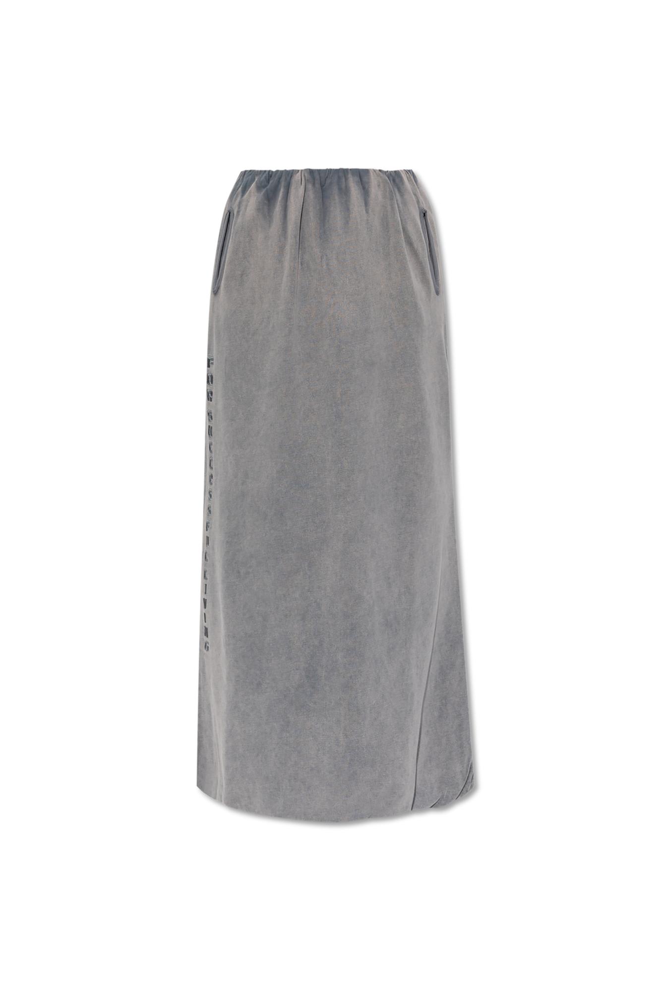 Diesel O-reira Maxi Skirt In Grey