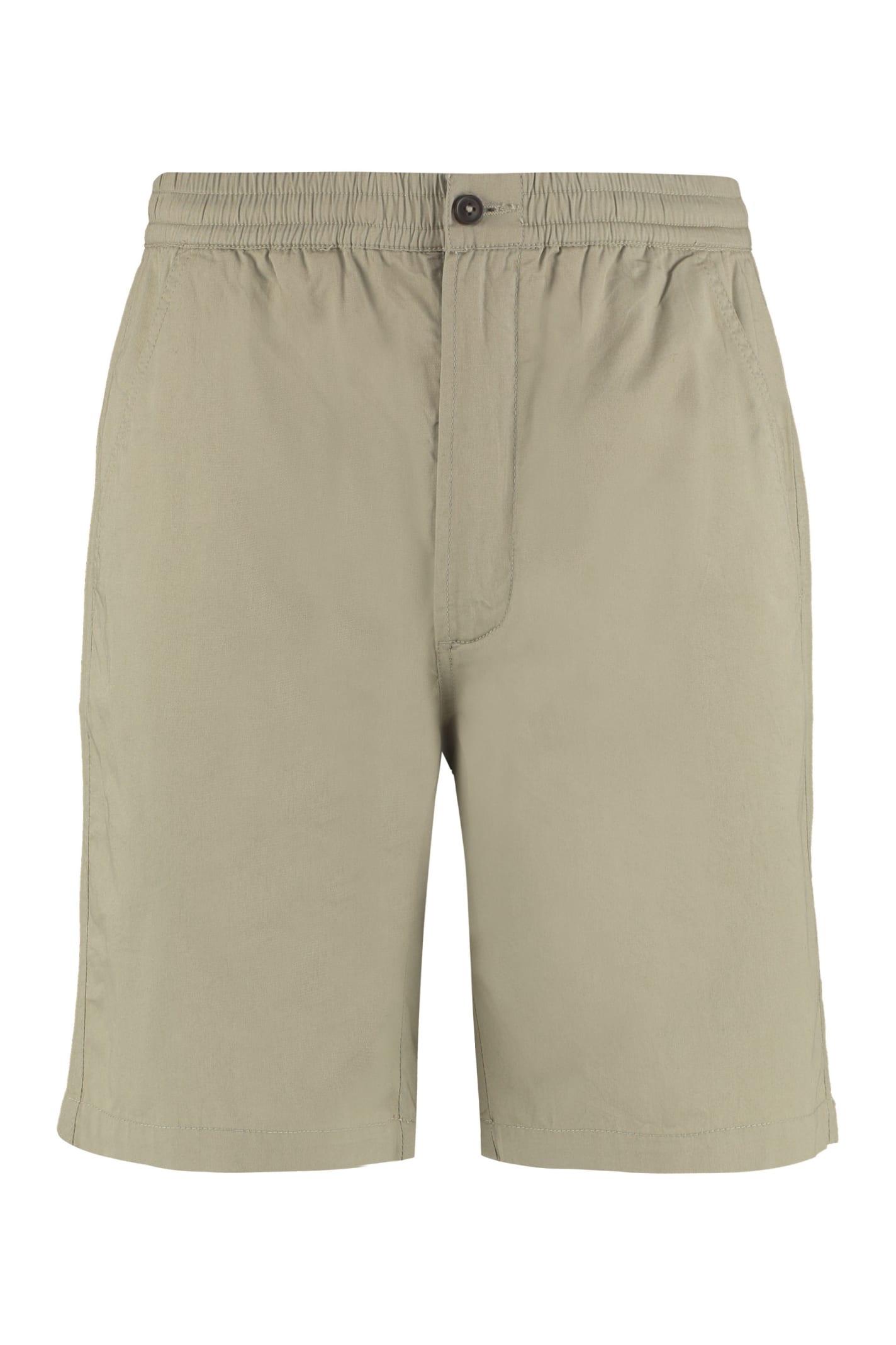 Universal Works Regular Fit Bermuda Shorts In Beige