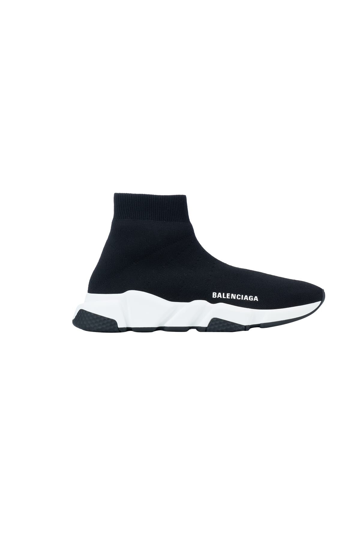 Shop Balenciaga Sneakers In Black White Black