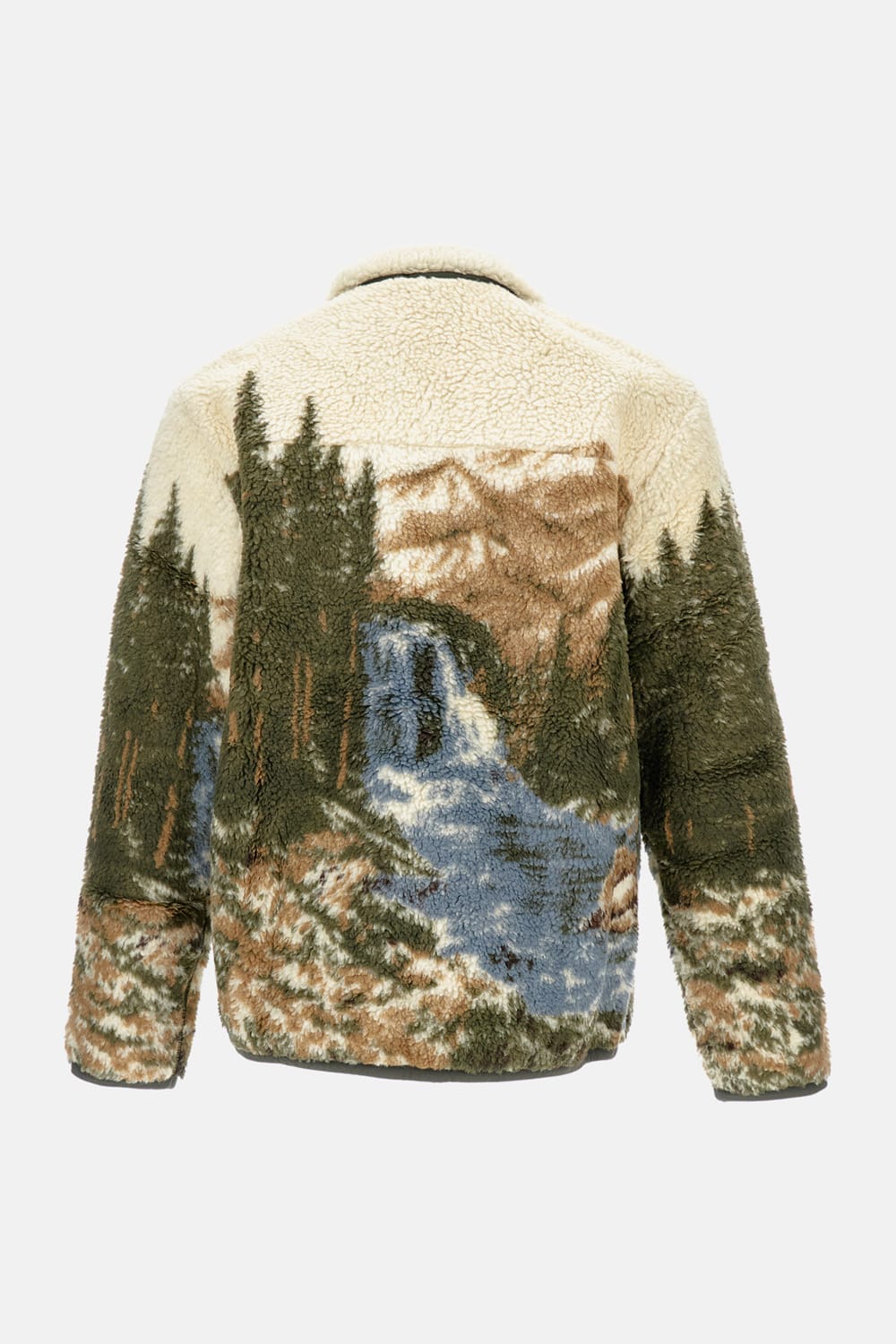 Polo Ralph Lauren Ralph Lauren Pile Fleece Graphic Jacket In Multi