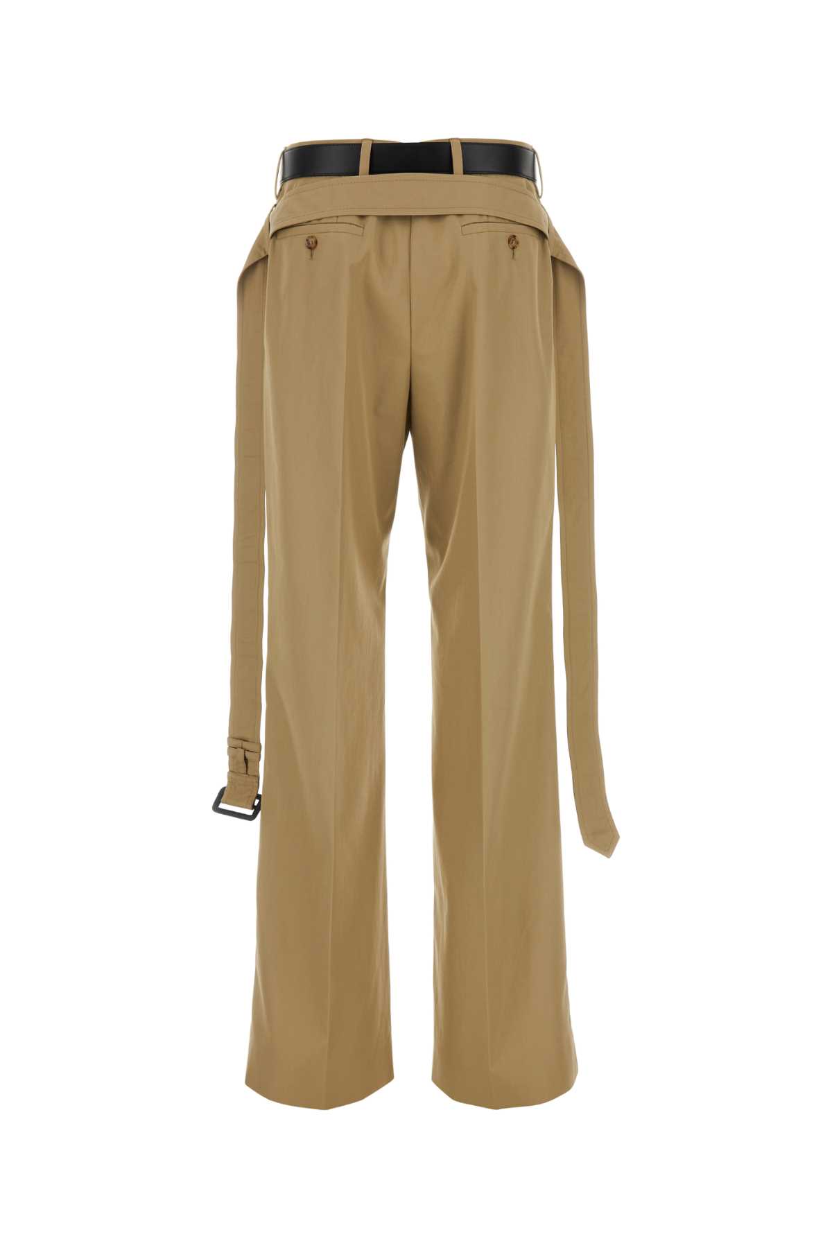 Shop Prada Cappuccino Twill Pant In Corda