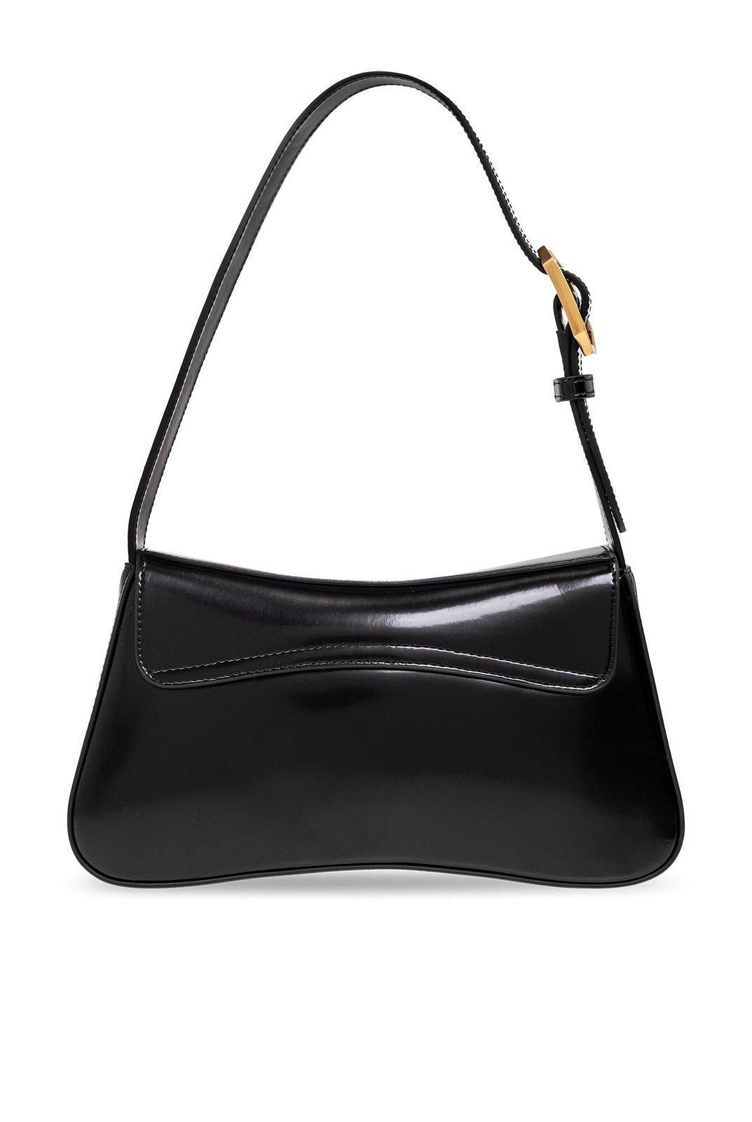 Shop Emporio Armani Shoulder Bag With Logo In Nero