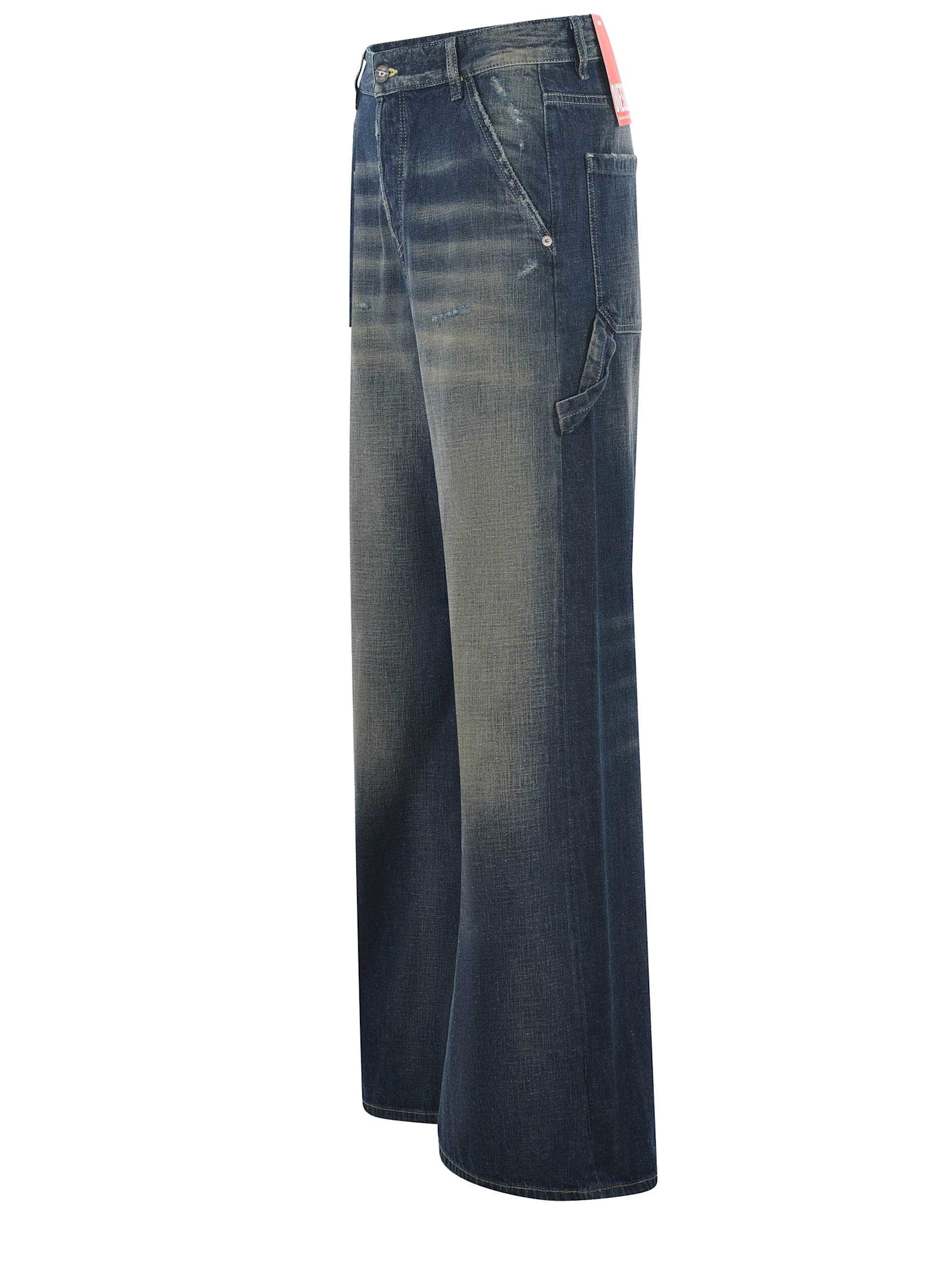 Shop Diesel Jeans  1996 D-sire Made Of Denim In Blue