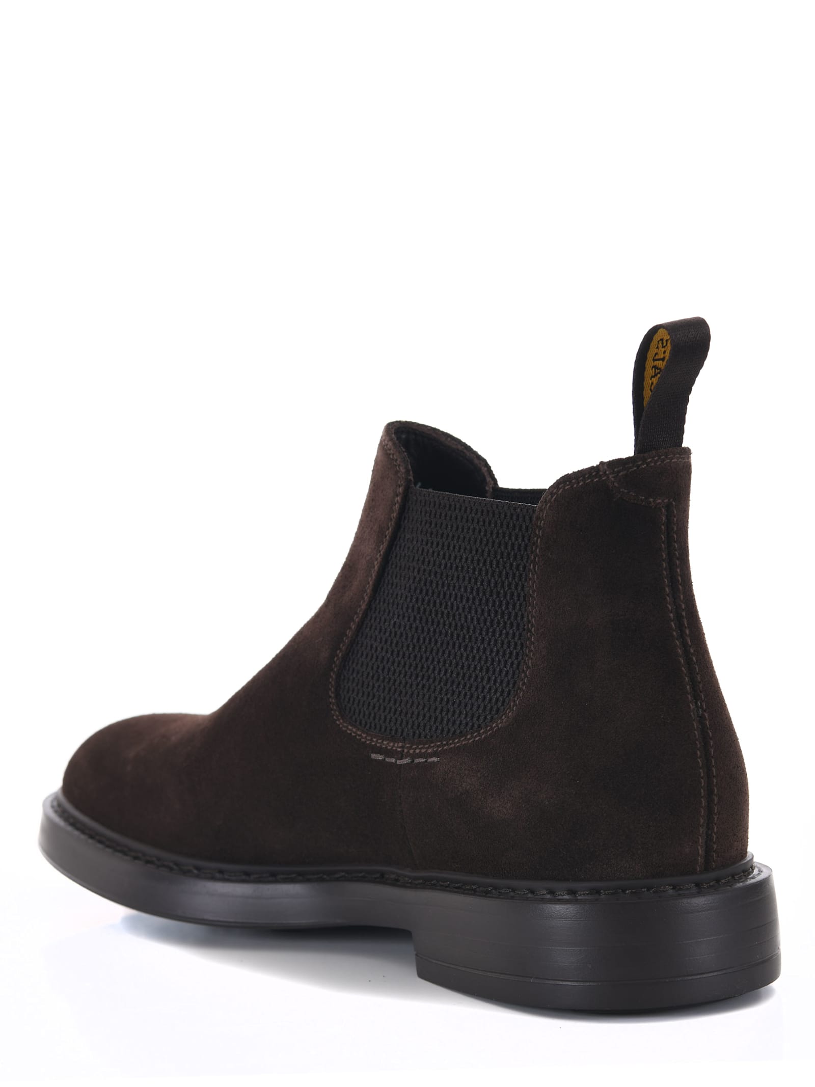 Shop Doucal's Doucals Suede Ankle Boots In Dark Brown