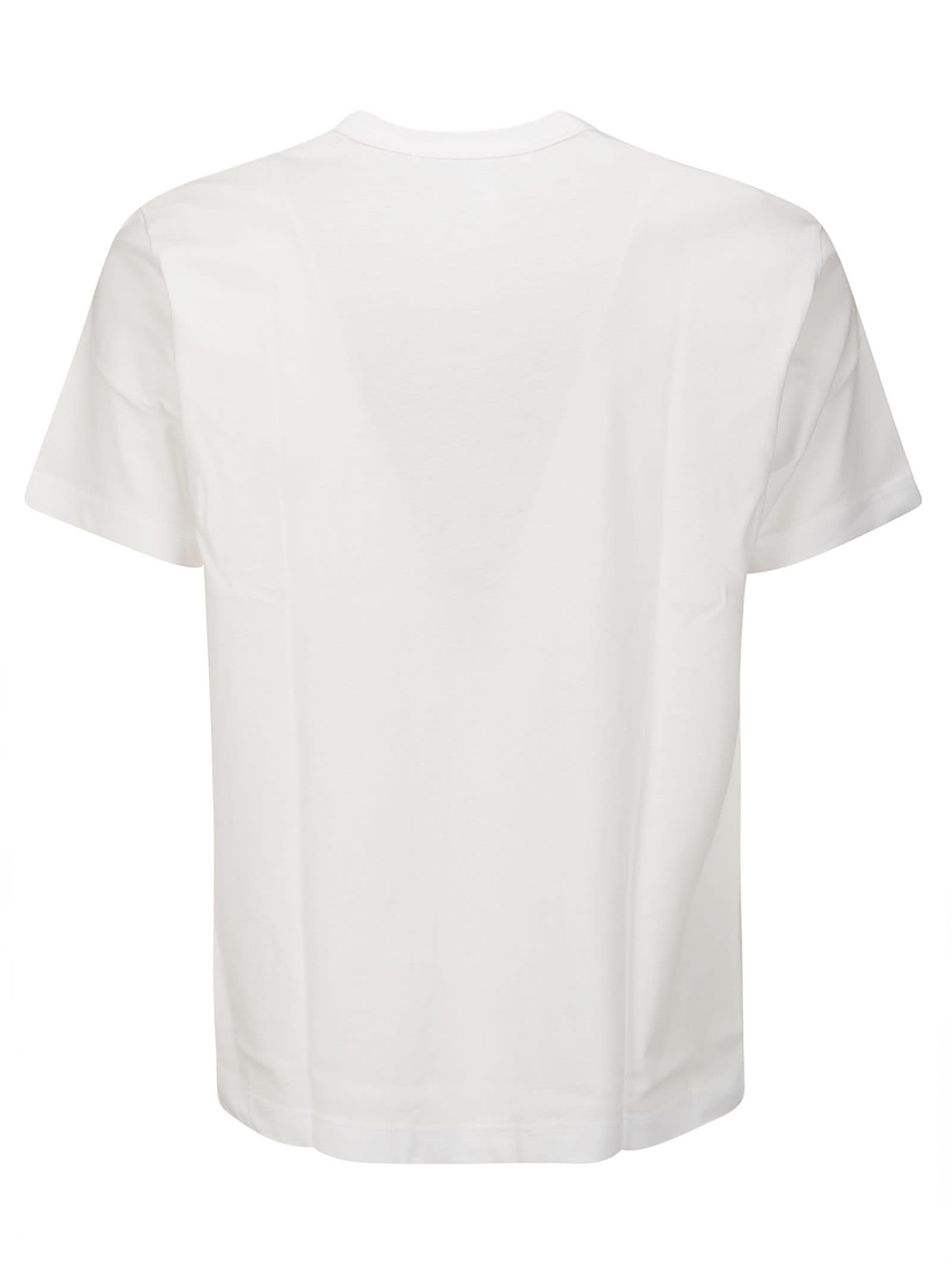 Shop Comme Des Garçons Shirt Cotton Jersey Plain J Andy Warhol In White