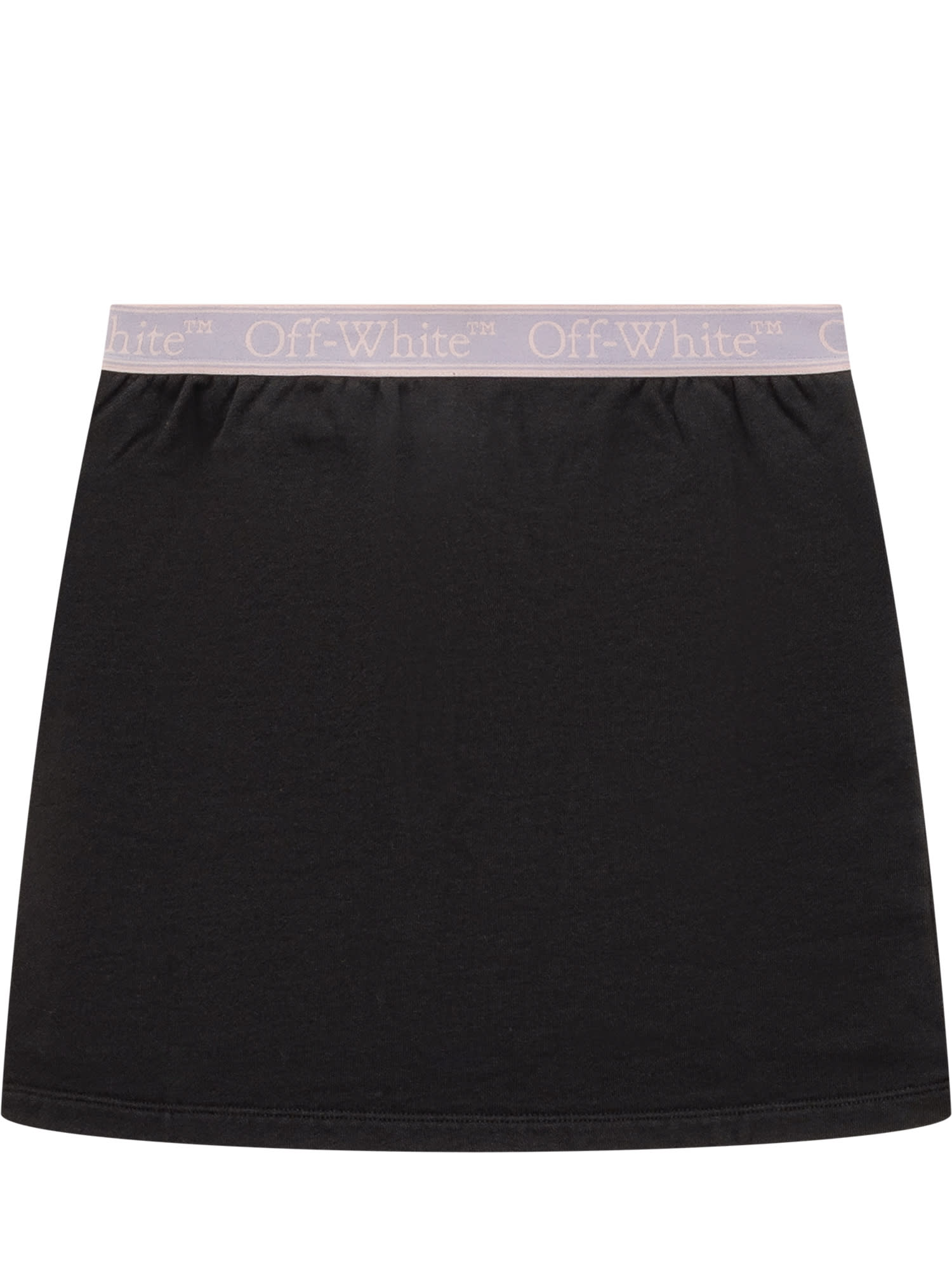 Shop Off-white Bookish Skirt In Black Lilac