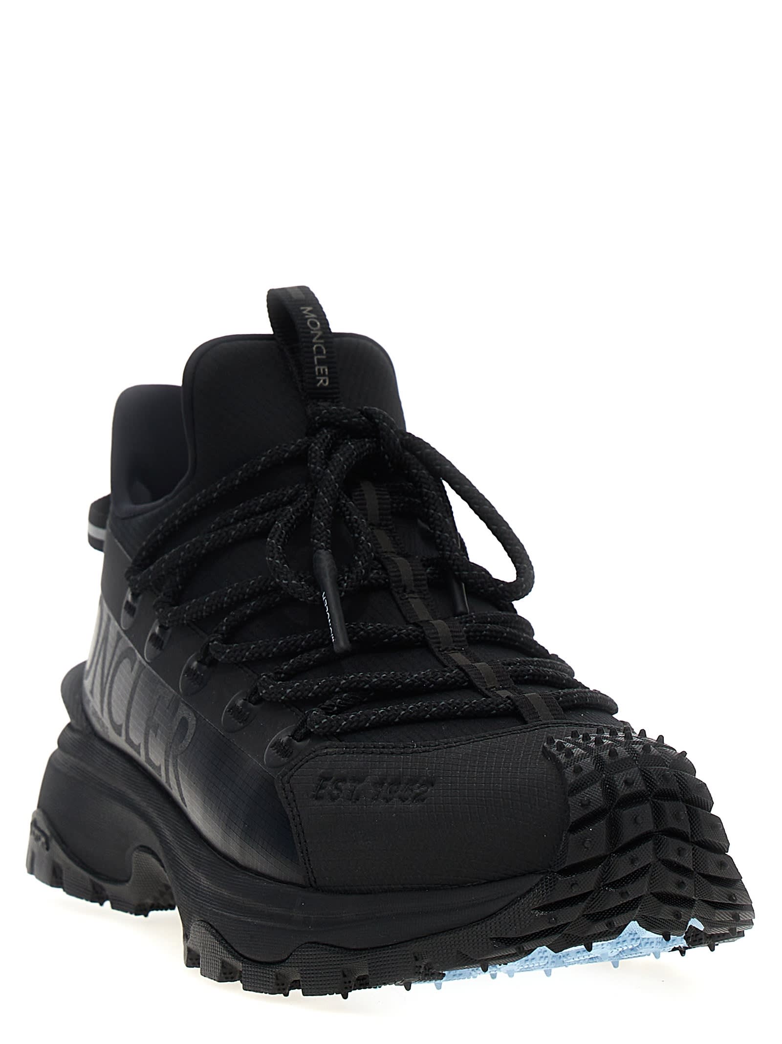 Shop Moncler Trailgrip Lite 2 Sneakers In Black