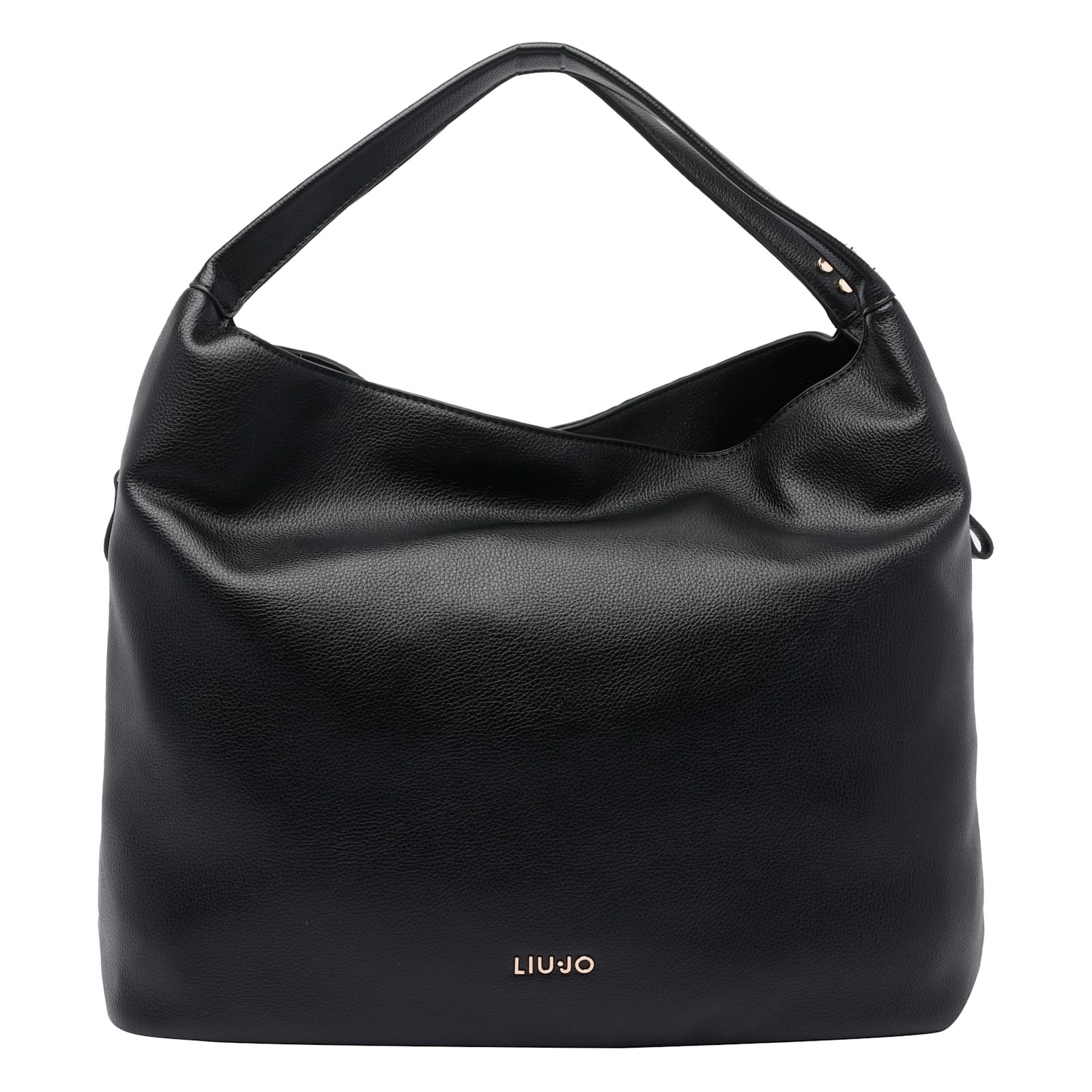 Liu •jo Large Logo-plaque Tote Bag In Black