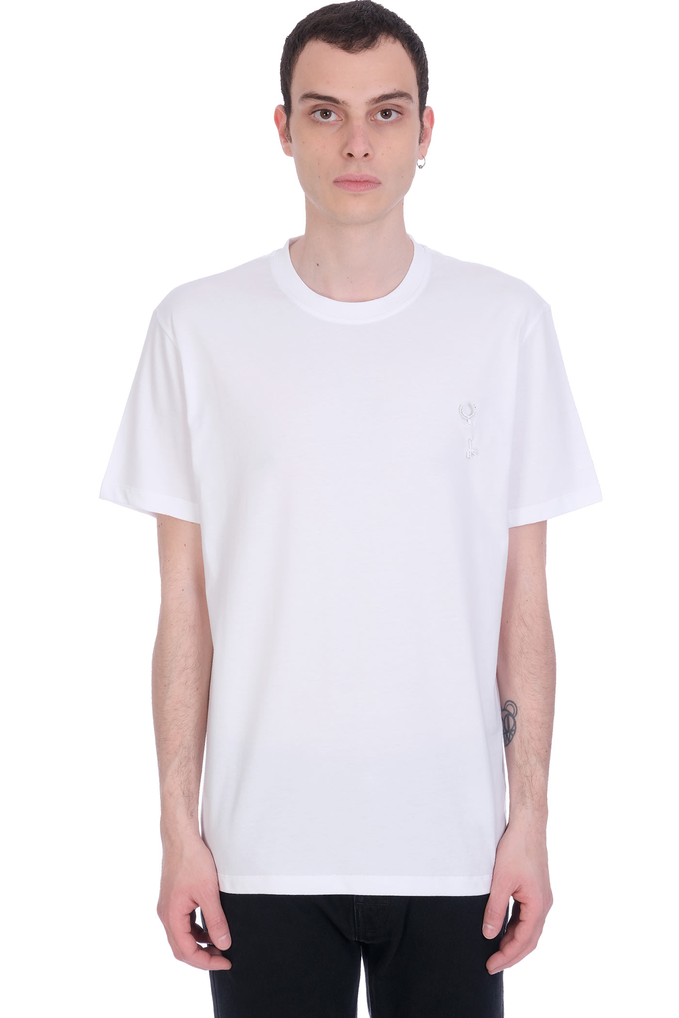 Fred Perry by Raf Simons T-shirt In White Cotton