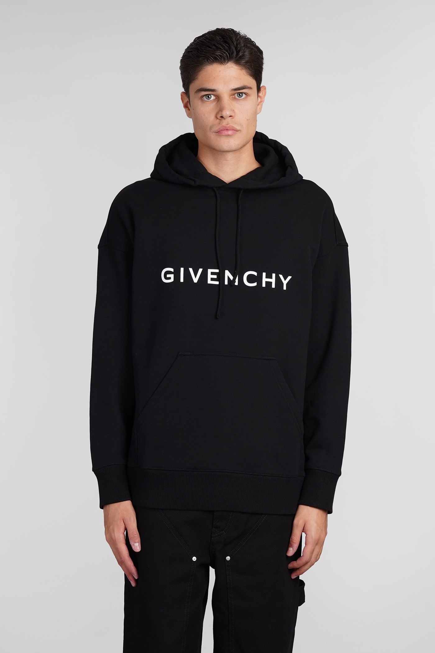 Shop Givenchy Sweatshirt In Black Cotton