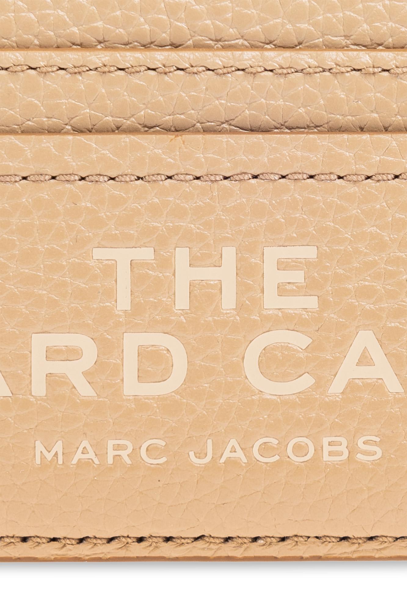 Marc Jacobs Card Holder With Logo In Sand