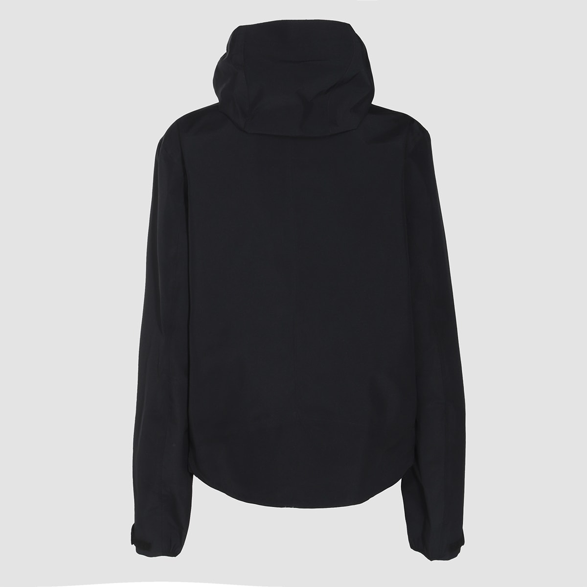 Mm6 Maison Margiela Windbreaker Hooded Waterproof Adjustable Cuffs In Black
