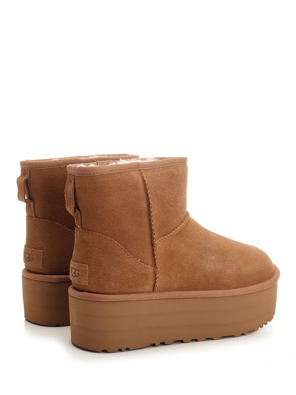 Ugg Classic Mini Platform Snow Boots In Brown