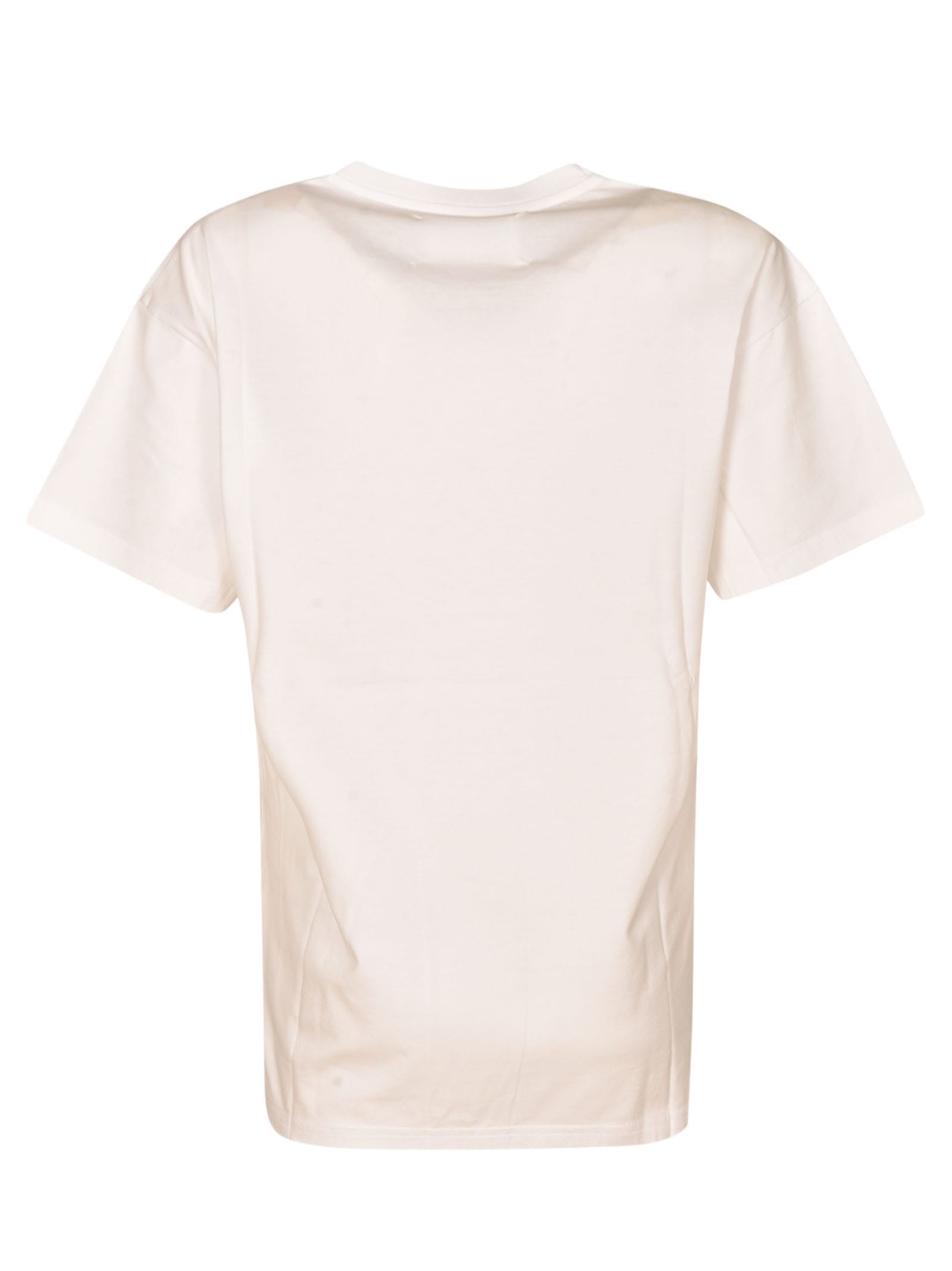 Shop Maison Margiela Round Neck T-shirt In 100