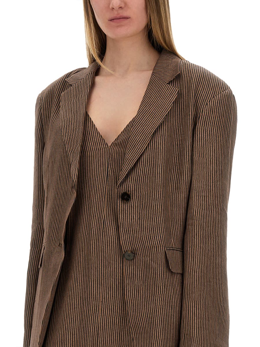 ALYSI MICRO STRIPES BLAZER