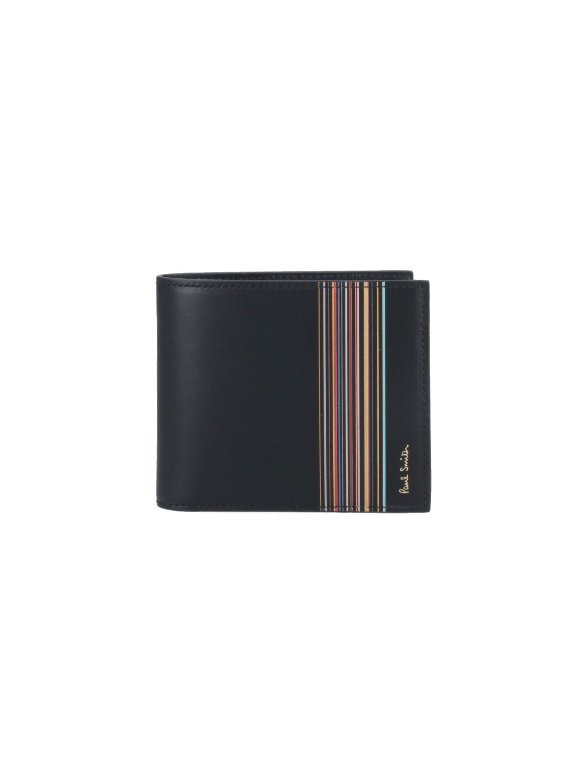 signature Stripe Block Bifold Wallet