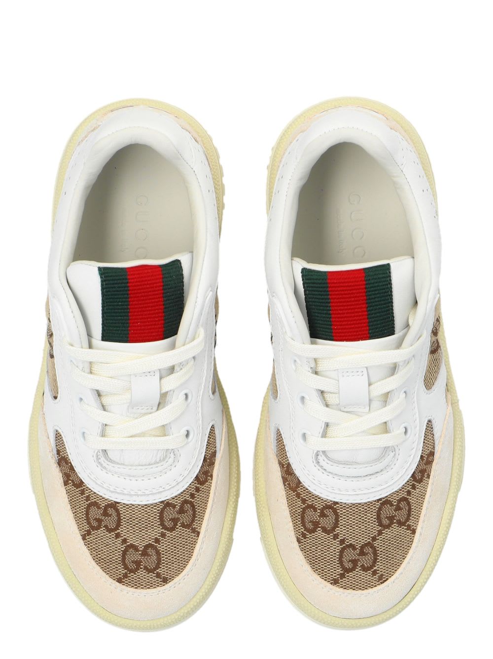 Gucci Kids Sneakers In Brown