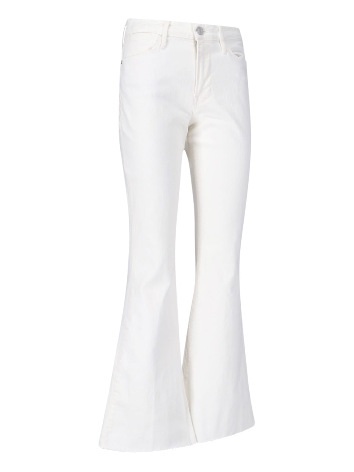 Shop Frame Bootcut Jeans In White