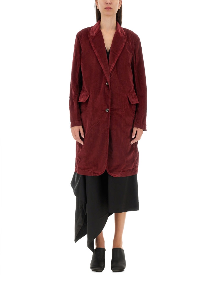 Shop Uma Wang Katia Jacket In Bordeaux