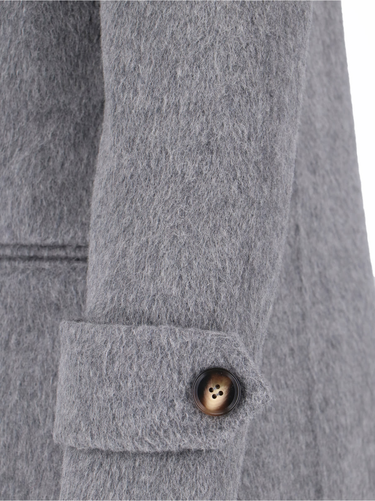 Shop Giuseppe Di Morabito Wool Coat In Gray