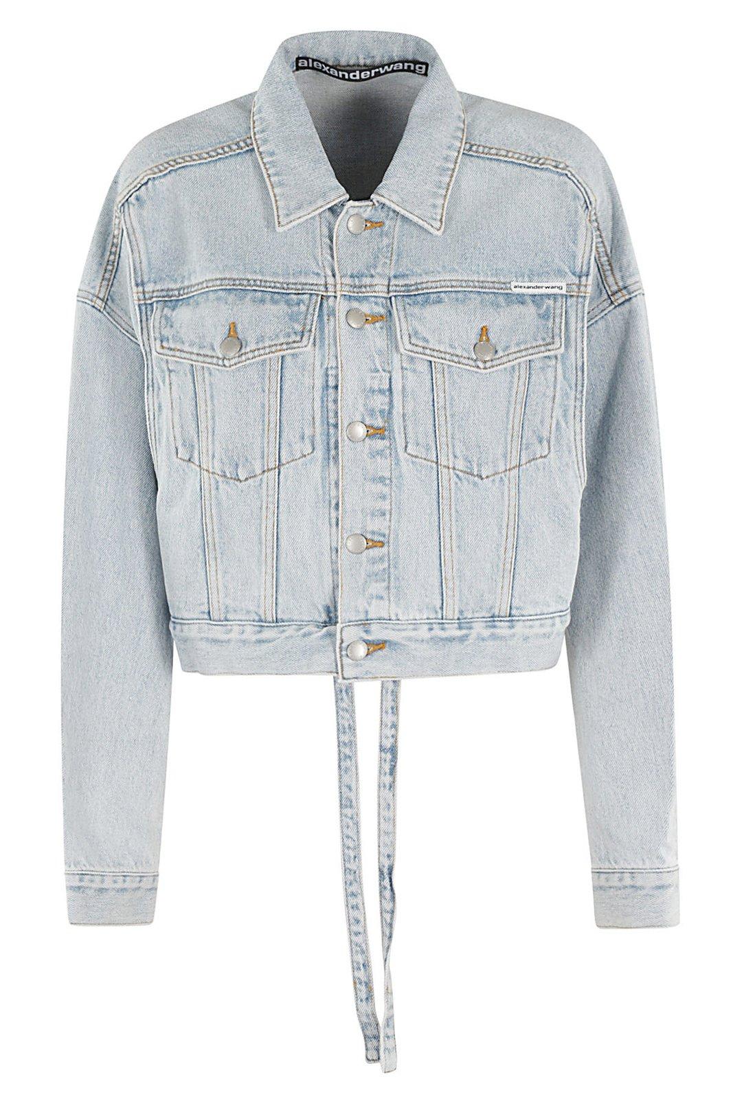 ALEXANDER WANG CINCH HEM TRUCKER JACKET