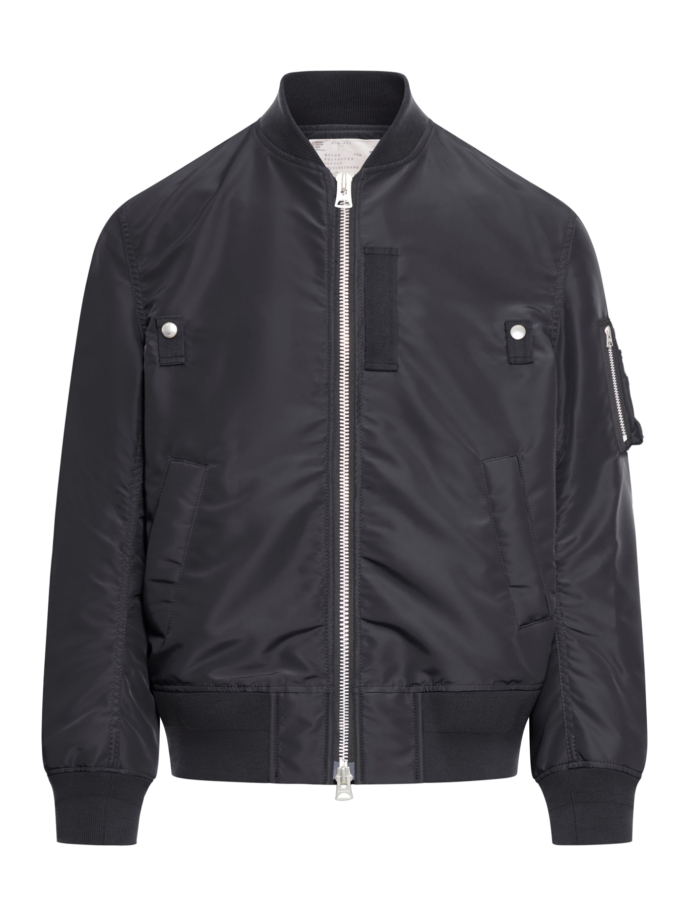 Shop Sacai Nylon Twill Blouson In Black