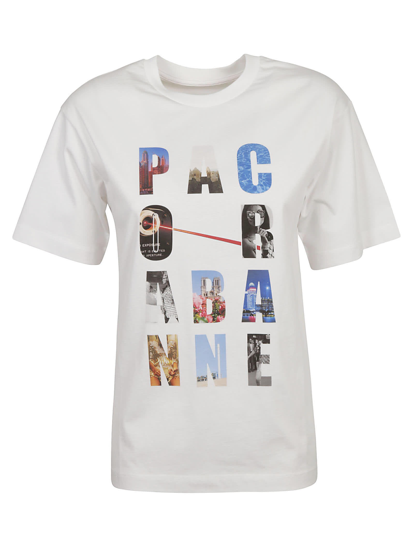 Paco Rabanne Logo Printed T-shirt