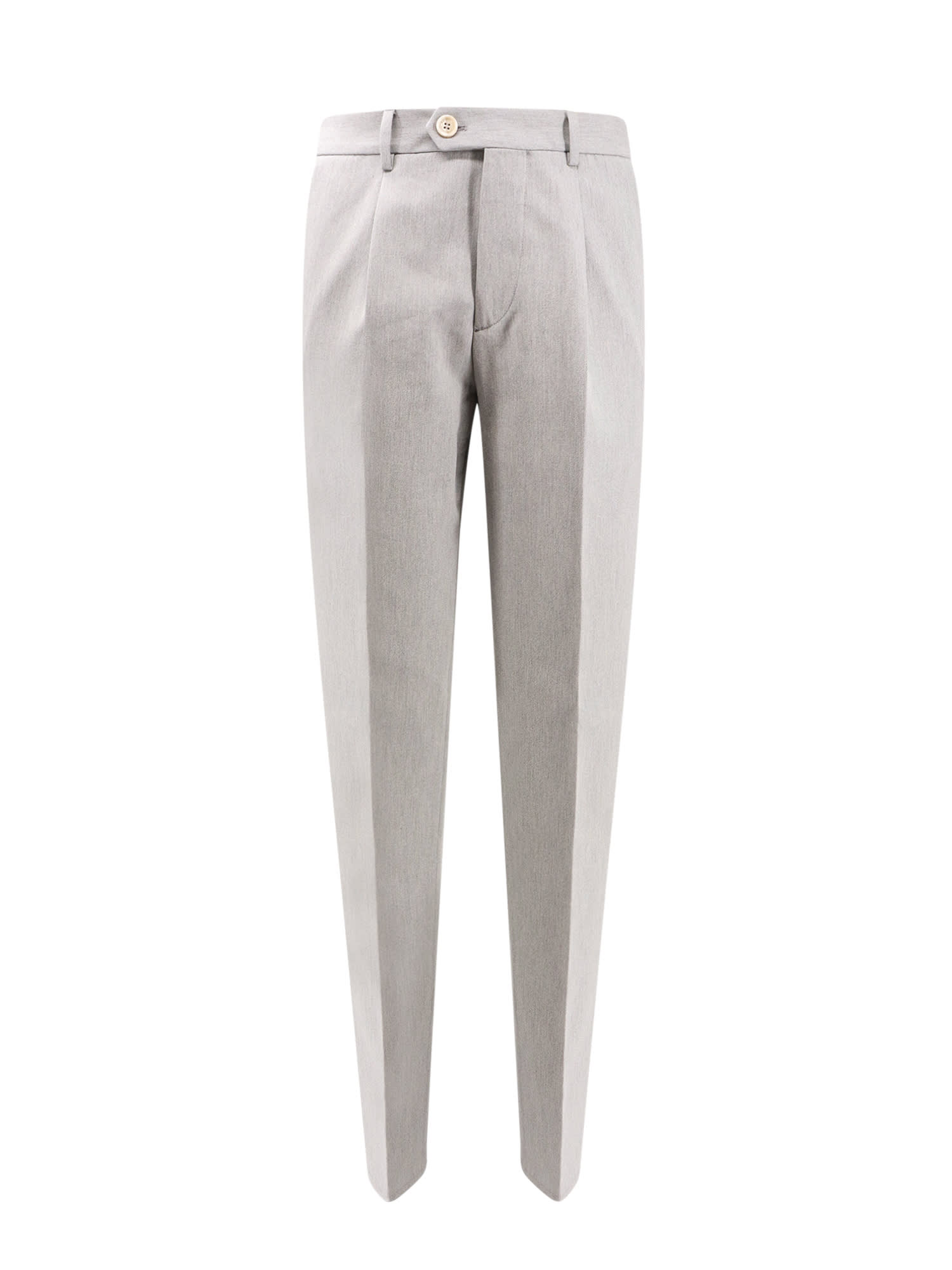 Shop Brunello Cucinelli Trouser In Grey