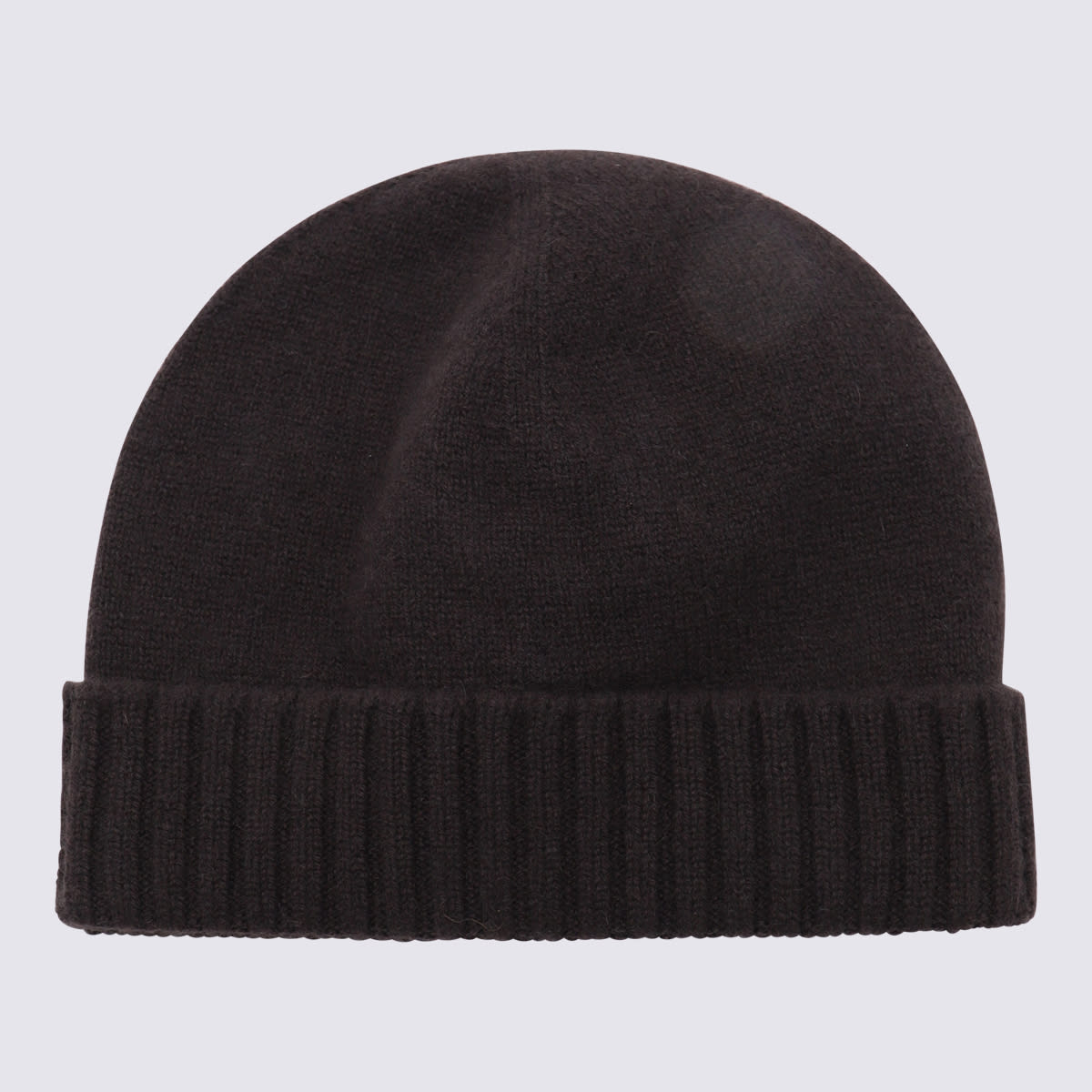 Malo Dark Brown Cashmere Beanie In Brown