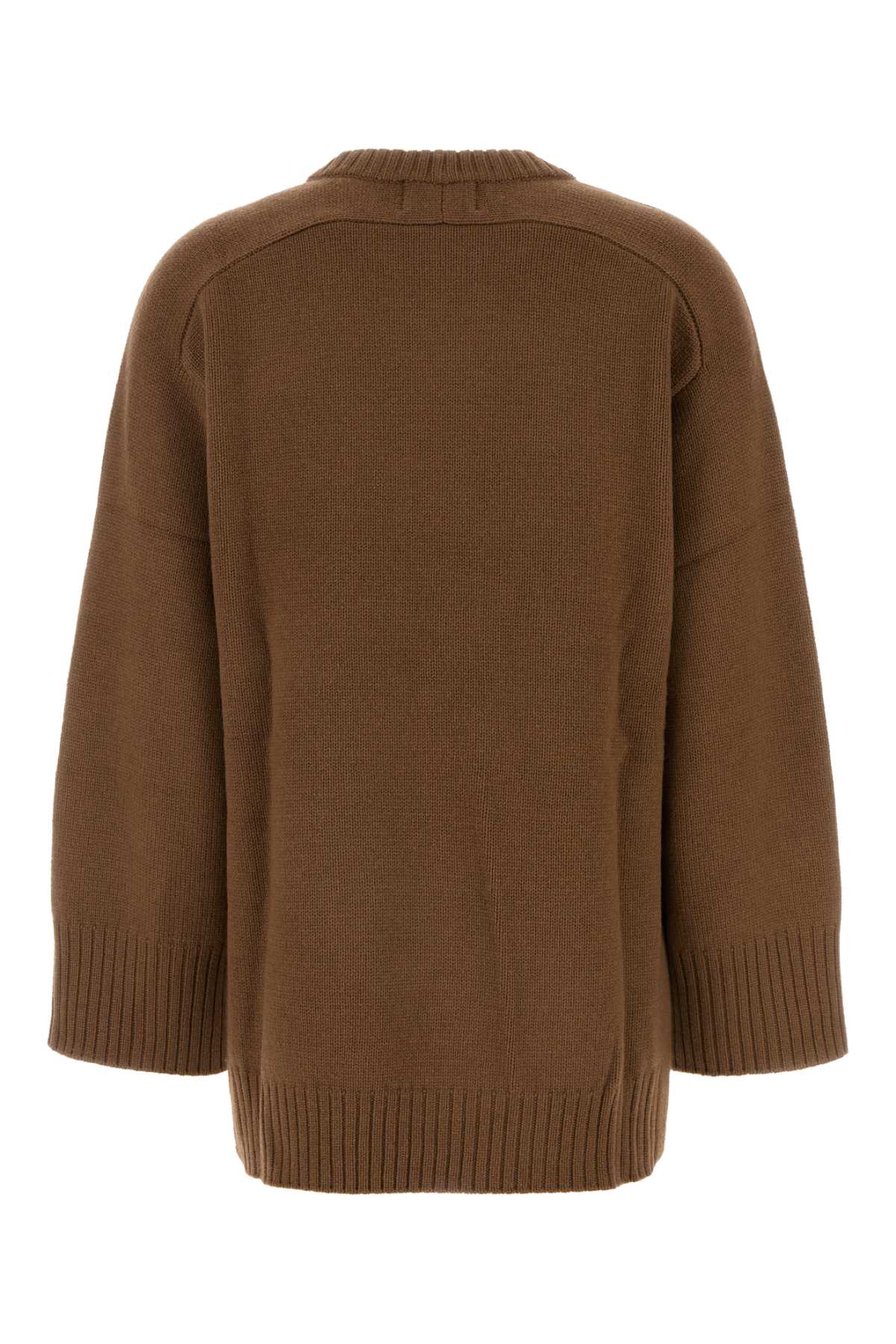 Shop Loulou Studio Brown Wool Blend Oversize Safi Sweater