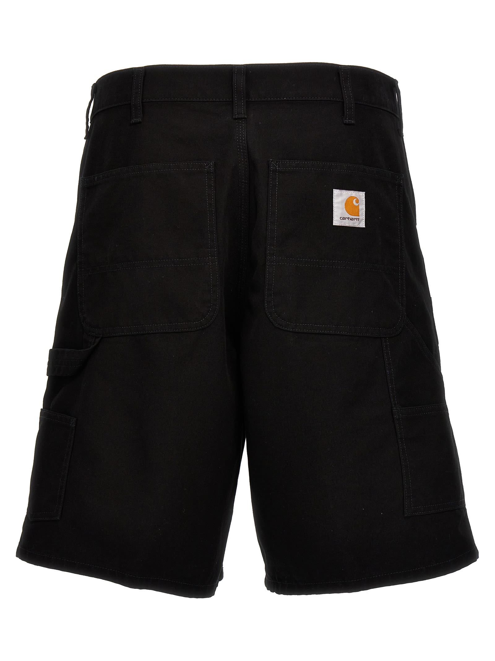 Carhartt Double Knee Bermuda Shorts In Black
