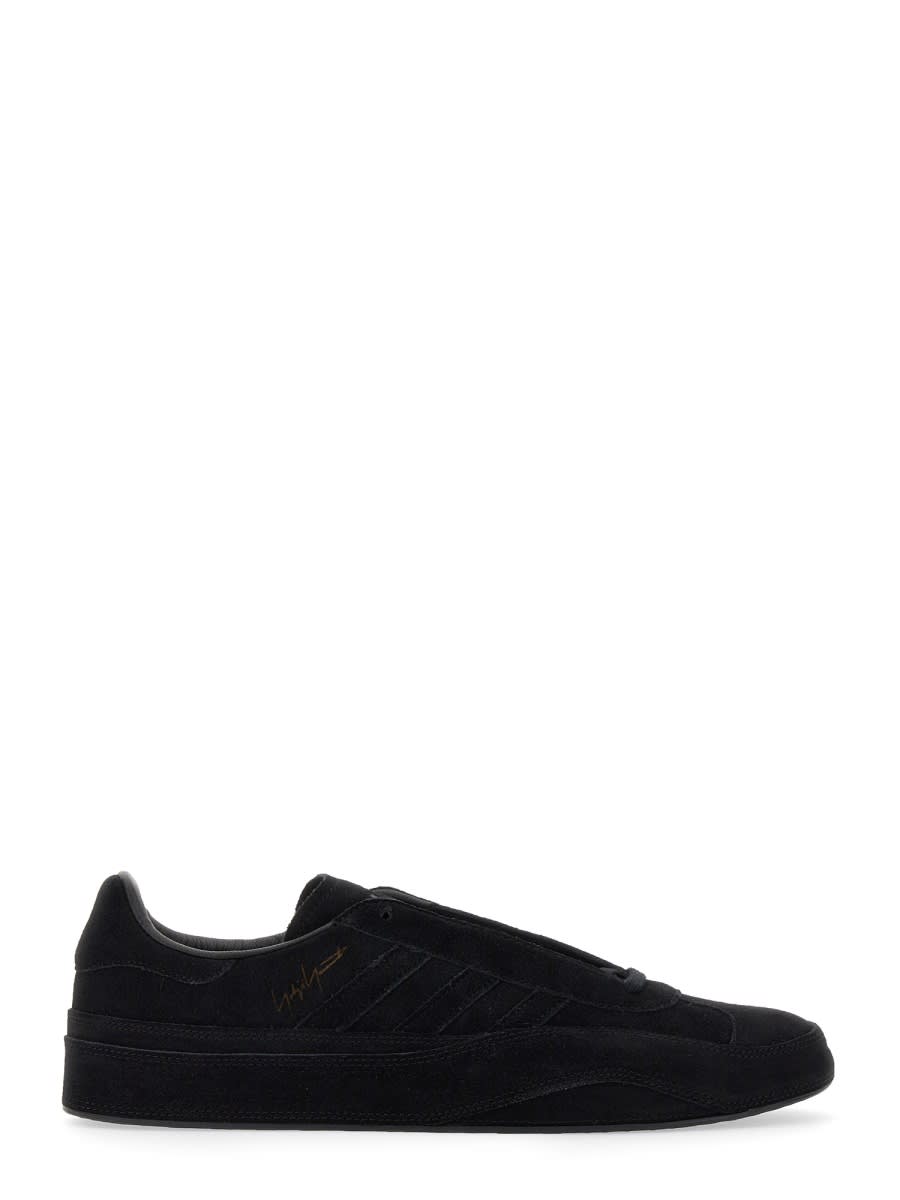 Shop Y-3 Gazelle Sneaker In Black