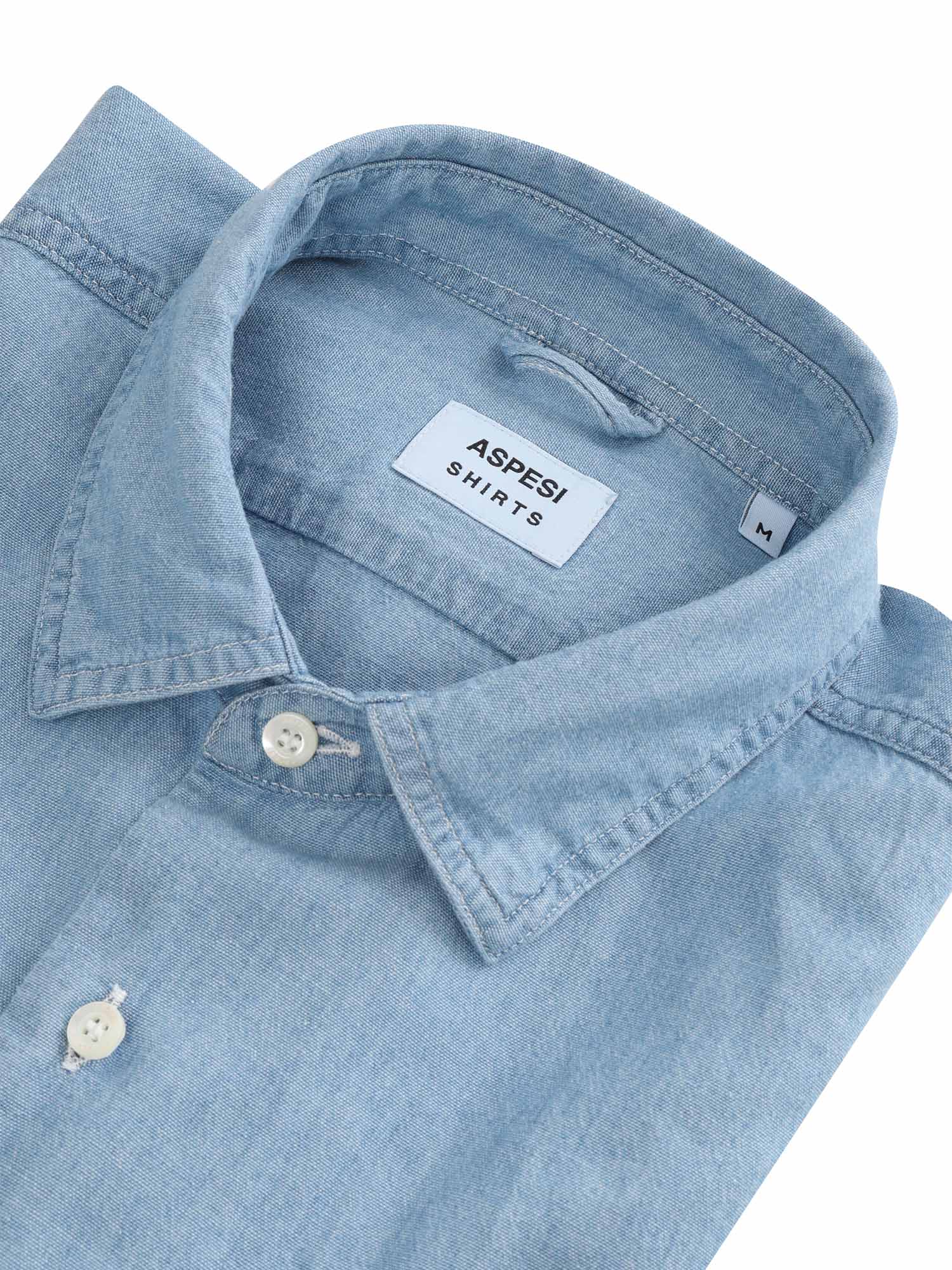 Aspesi New C Slim Shirt In Blue