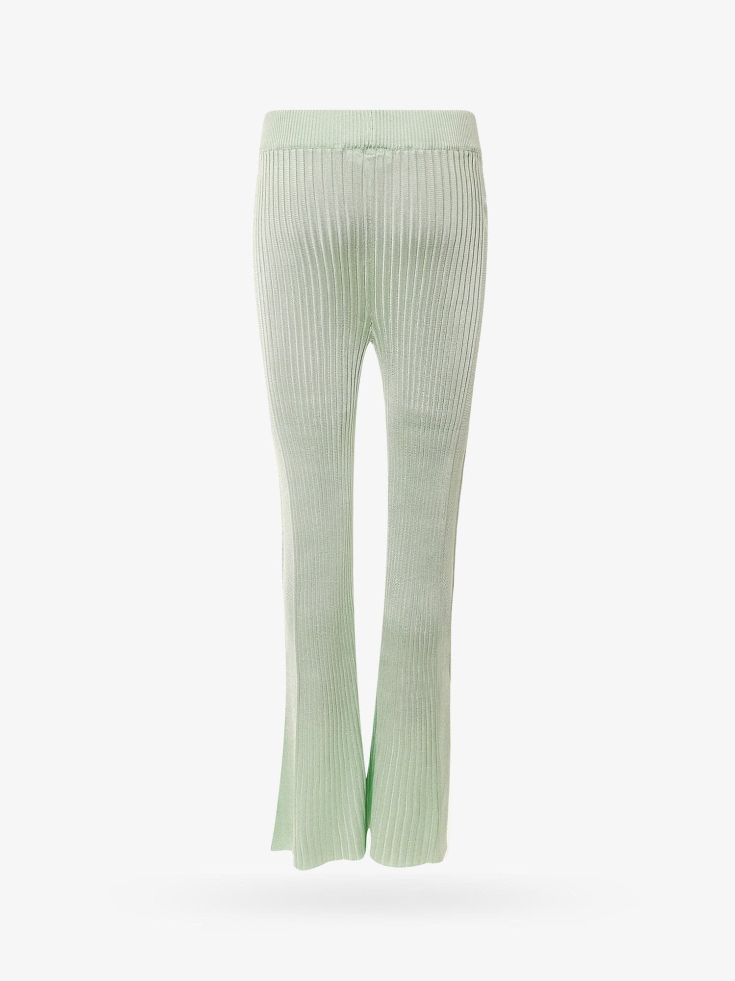 Jil Sander Fully-pleated Flared-leg Trousers In Green