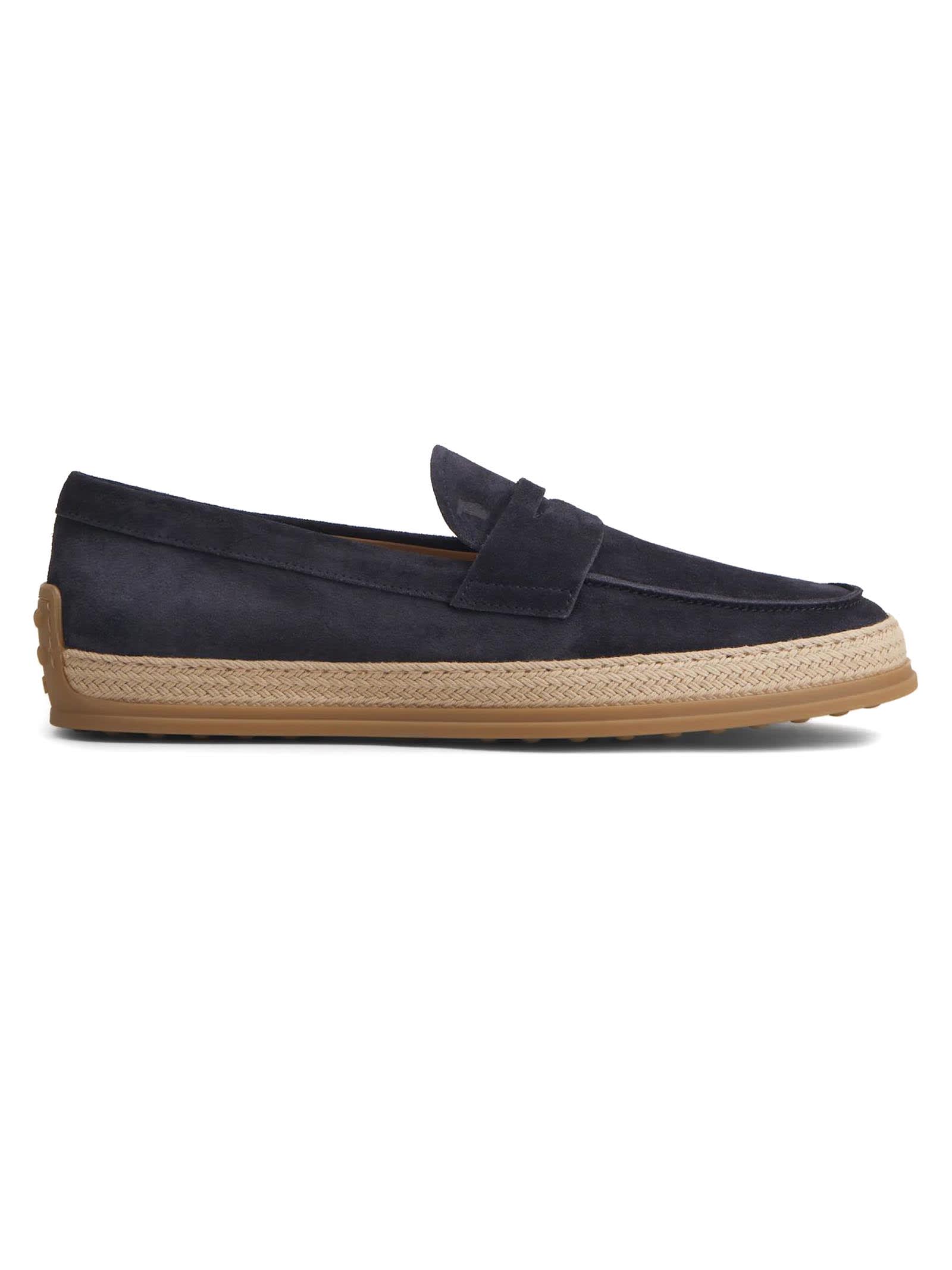 Tod's Round Toe Slip-On Sneakers