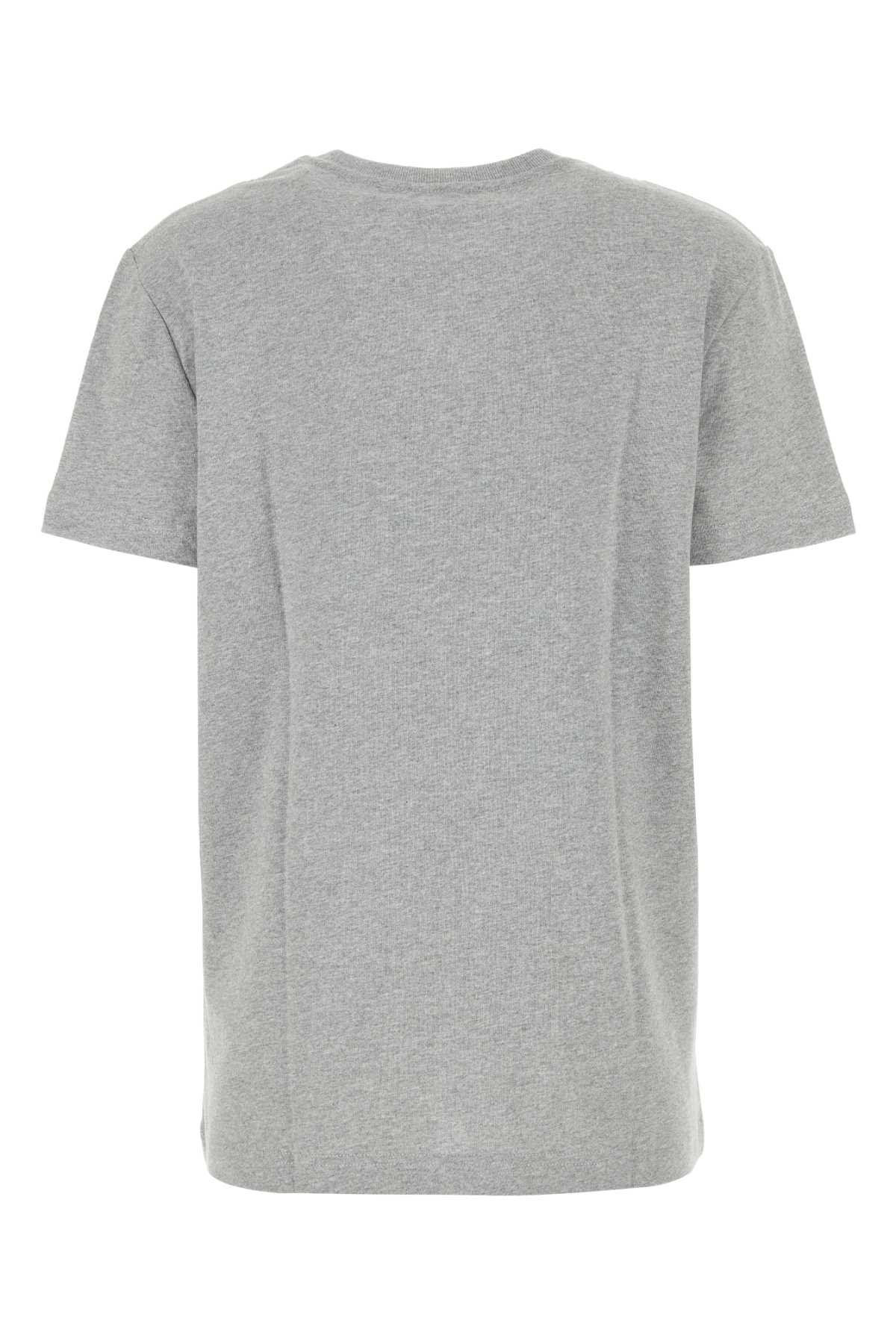 Apc Grey Cotton T-shirt In Grisfoncechine