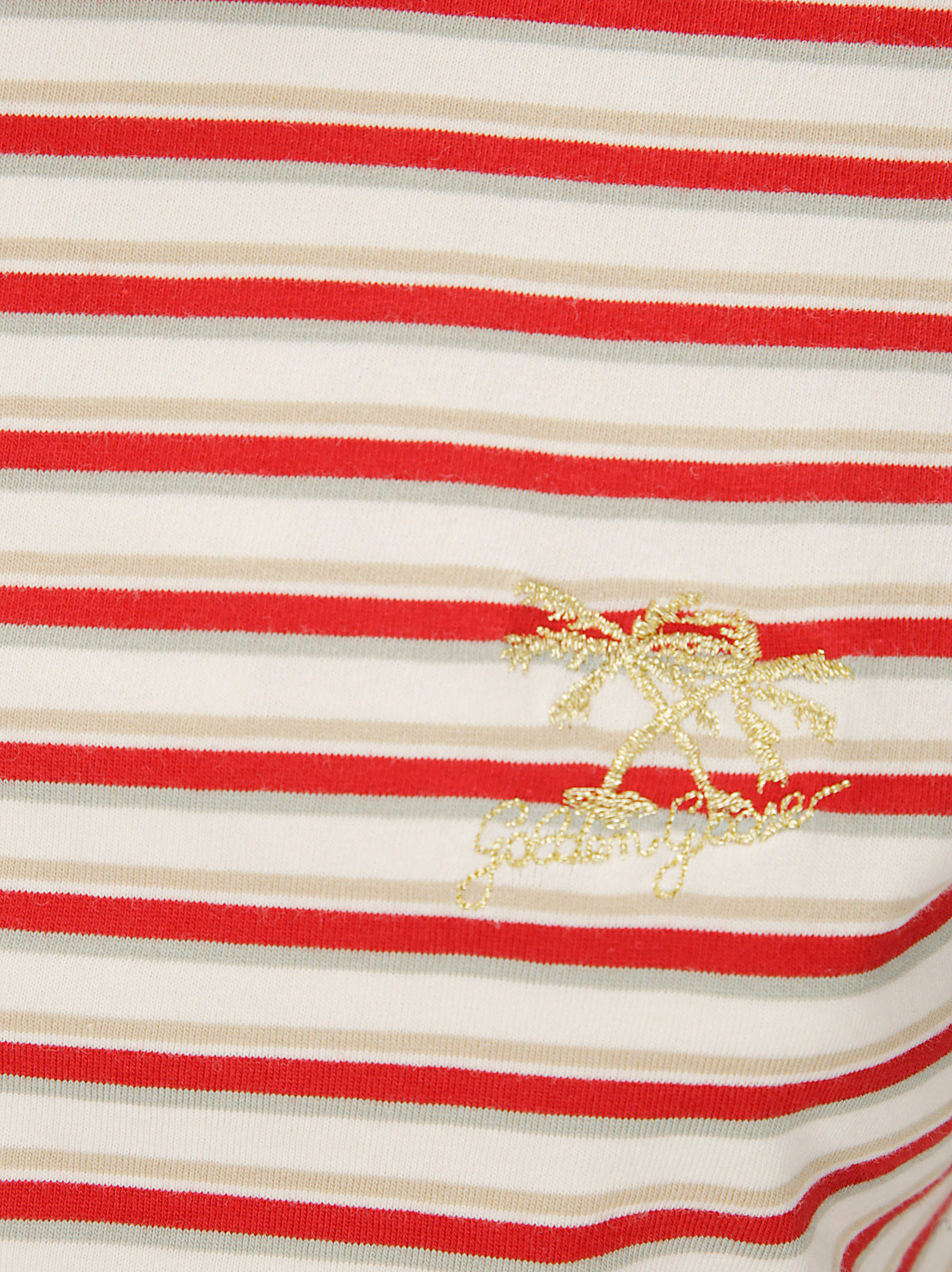 Golden Goose Journey Stripe Slim Fit Cotton Polo