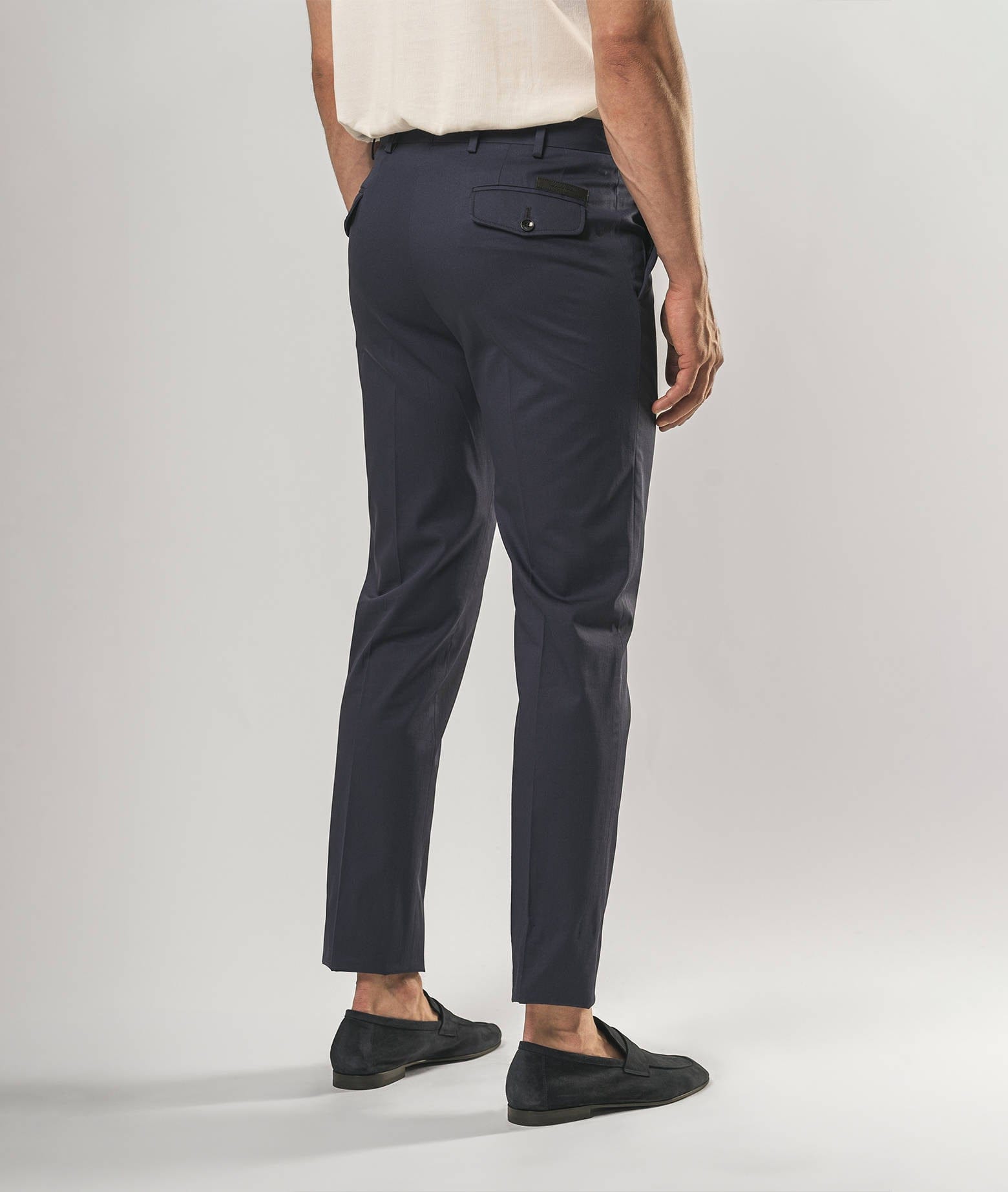 Larusmiani 5th Ave Trousers Pants In Blue