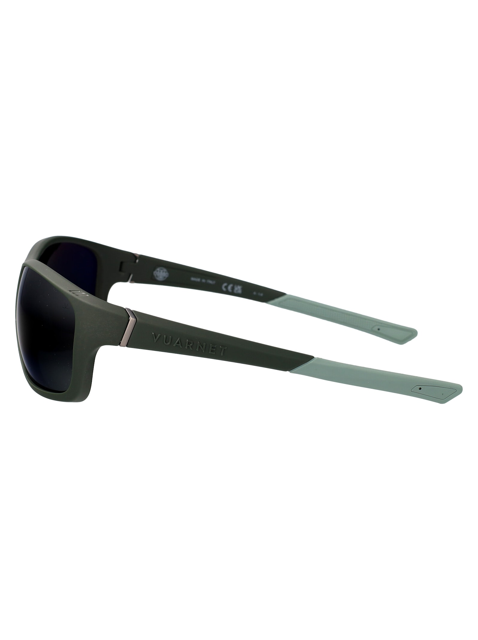Vuarnet Squared Sunglasses Vu40021 U 97 D In Matte Green Grey