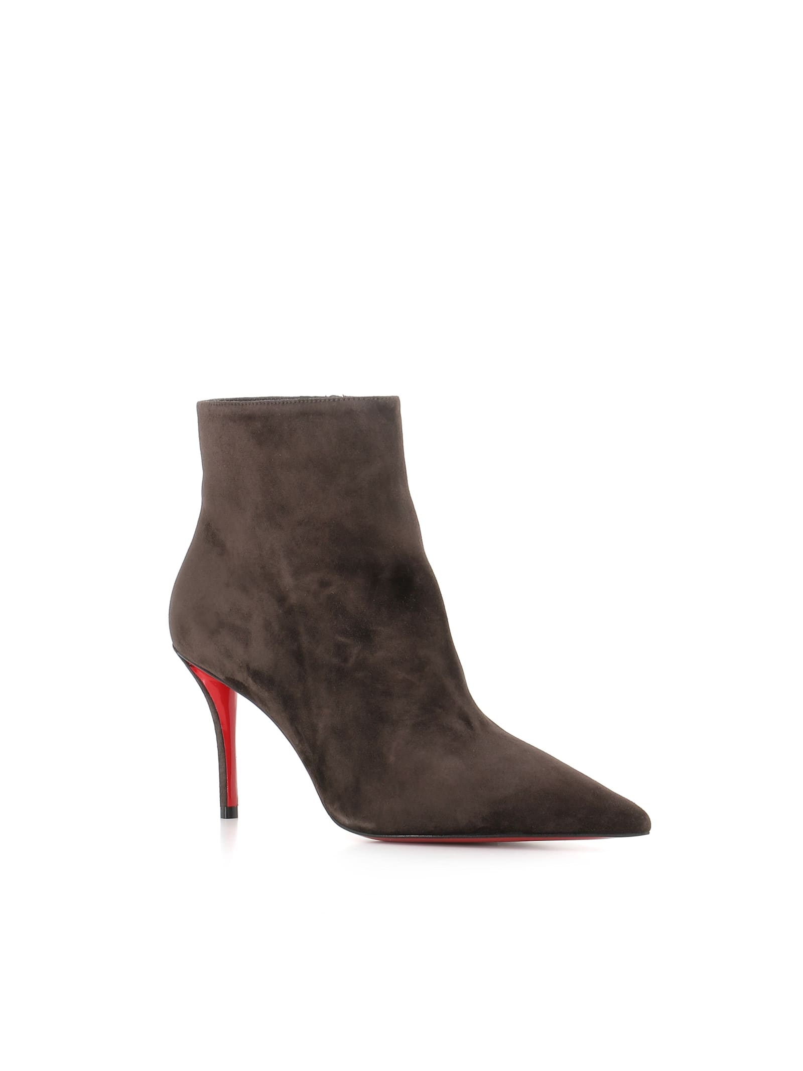 Christian Louboutin Ankle Boot Miss Z Booty 80 In Brown