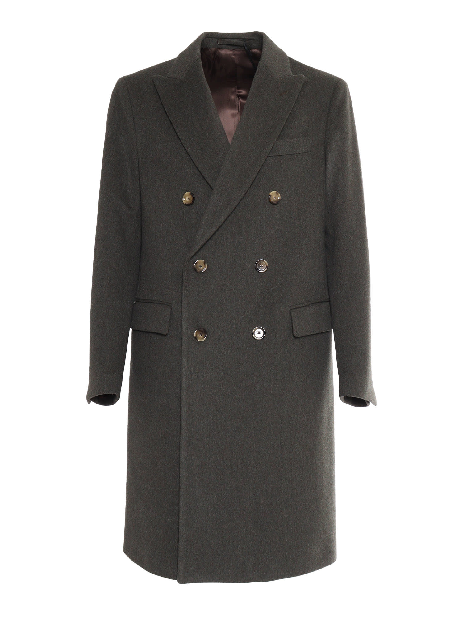 Lardini Drop Reg Man Coat In Multicolor
