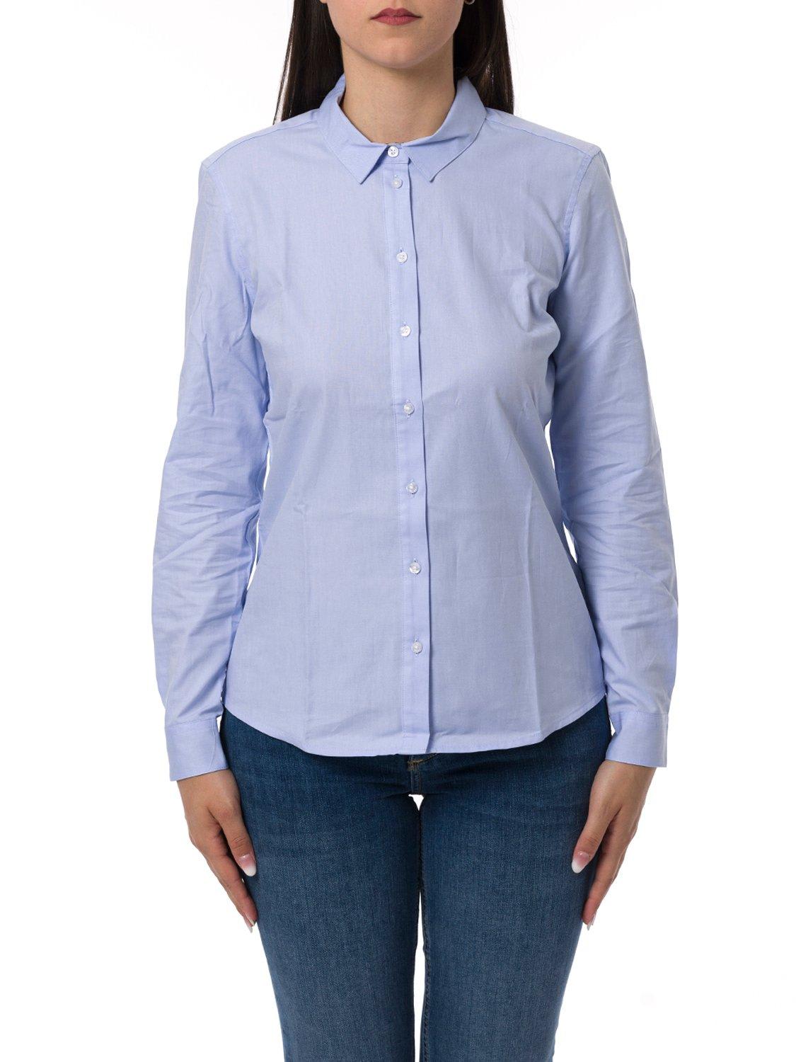 Shop Barbour Derwent Long-sleeved Shirt In Pale Blue/primrose Hessian