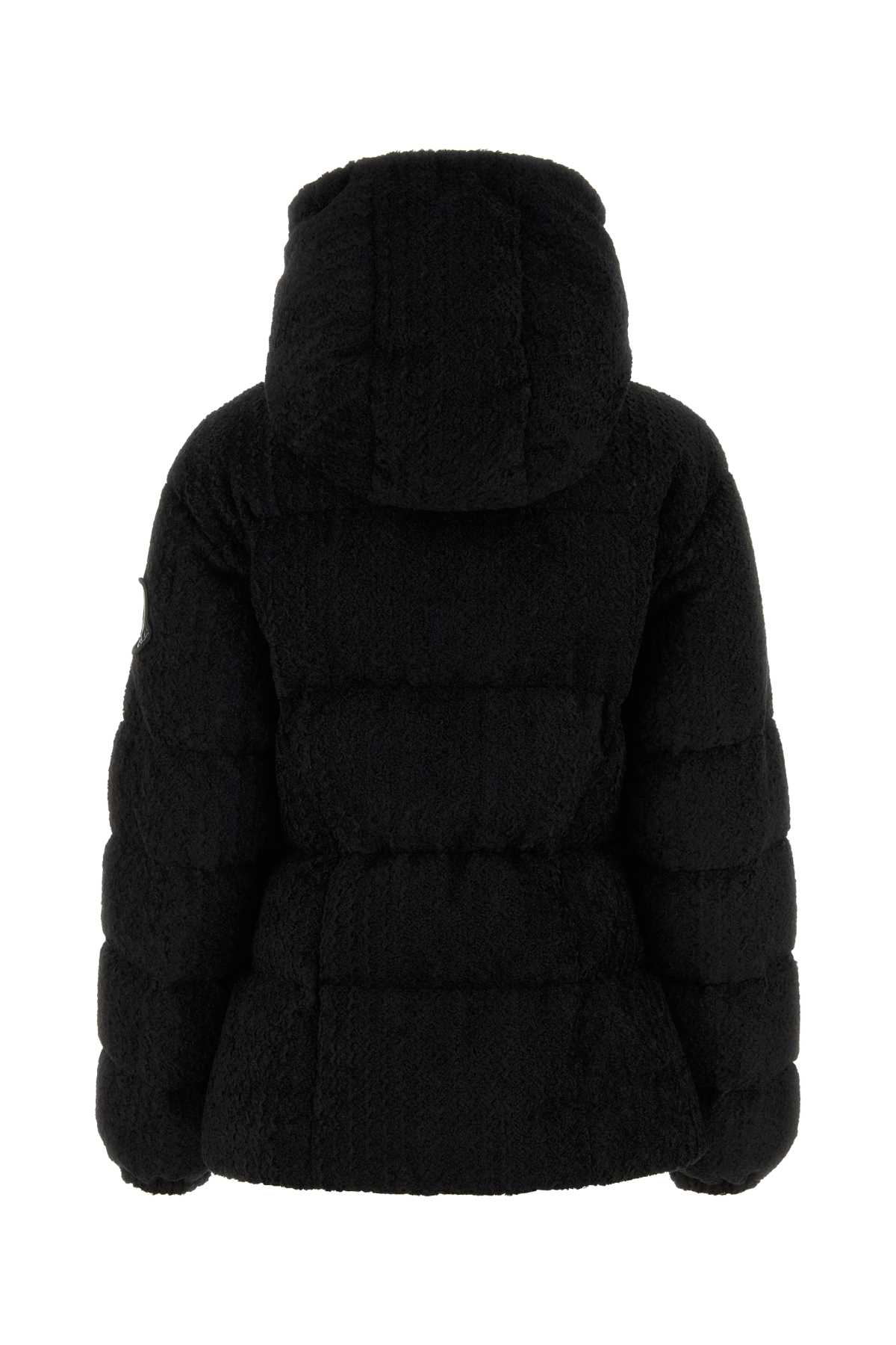 Shop Moncler Black Bouclã© Sterne Down Jacket In 999
